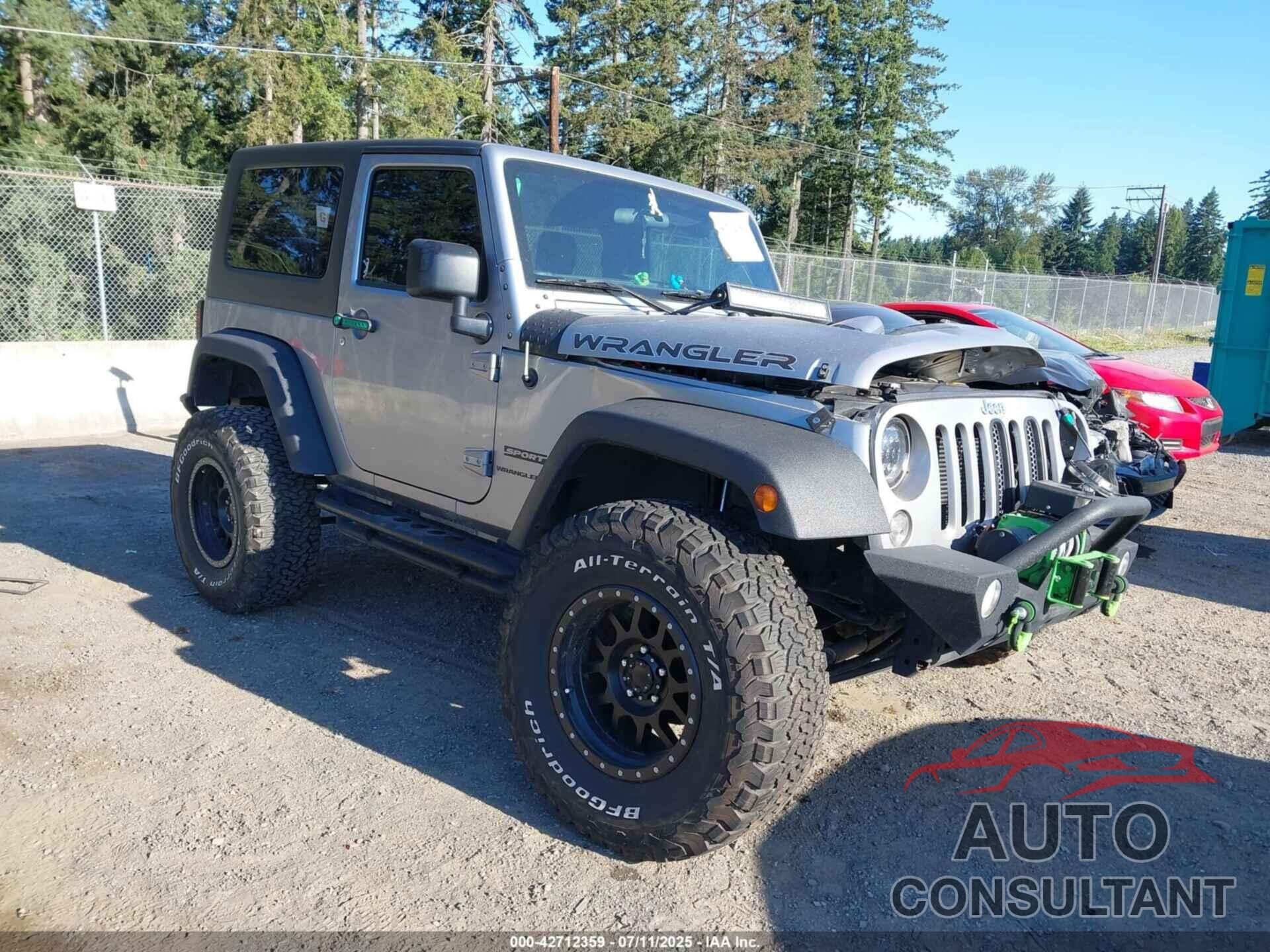 JEEP WRANGLER JK 2018 - 1C4GJWAGXJL923886