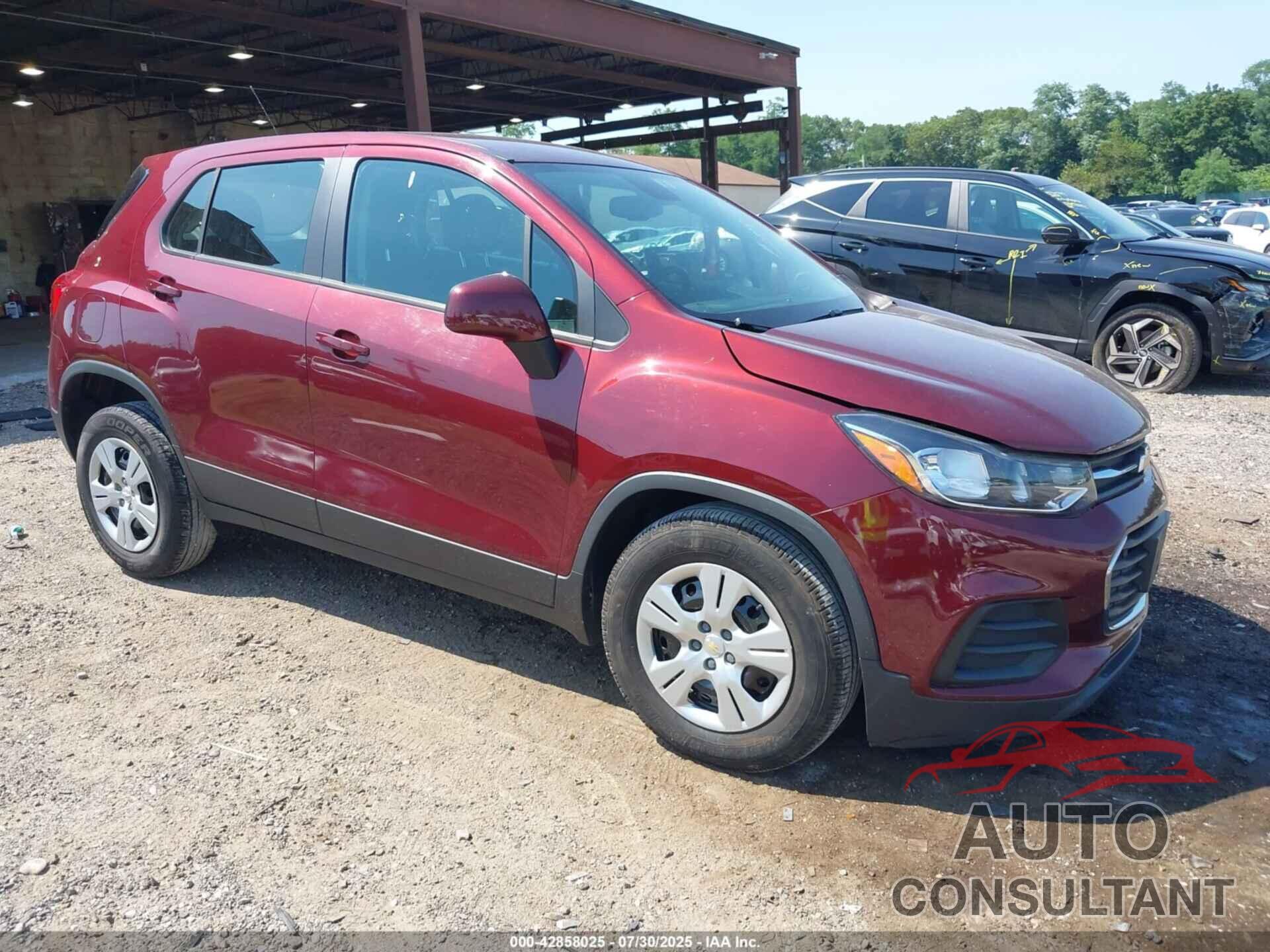 CHEVROLET TRAX 2017 - 3GNCJKSB4HL275106