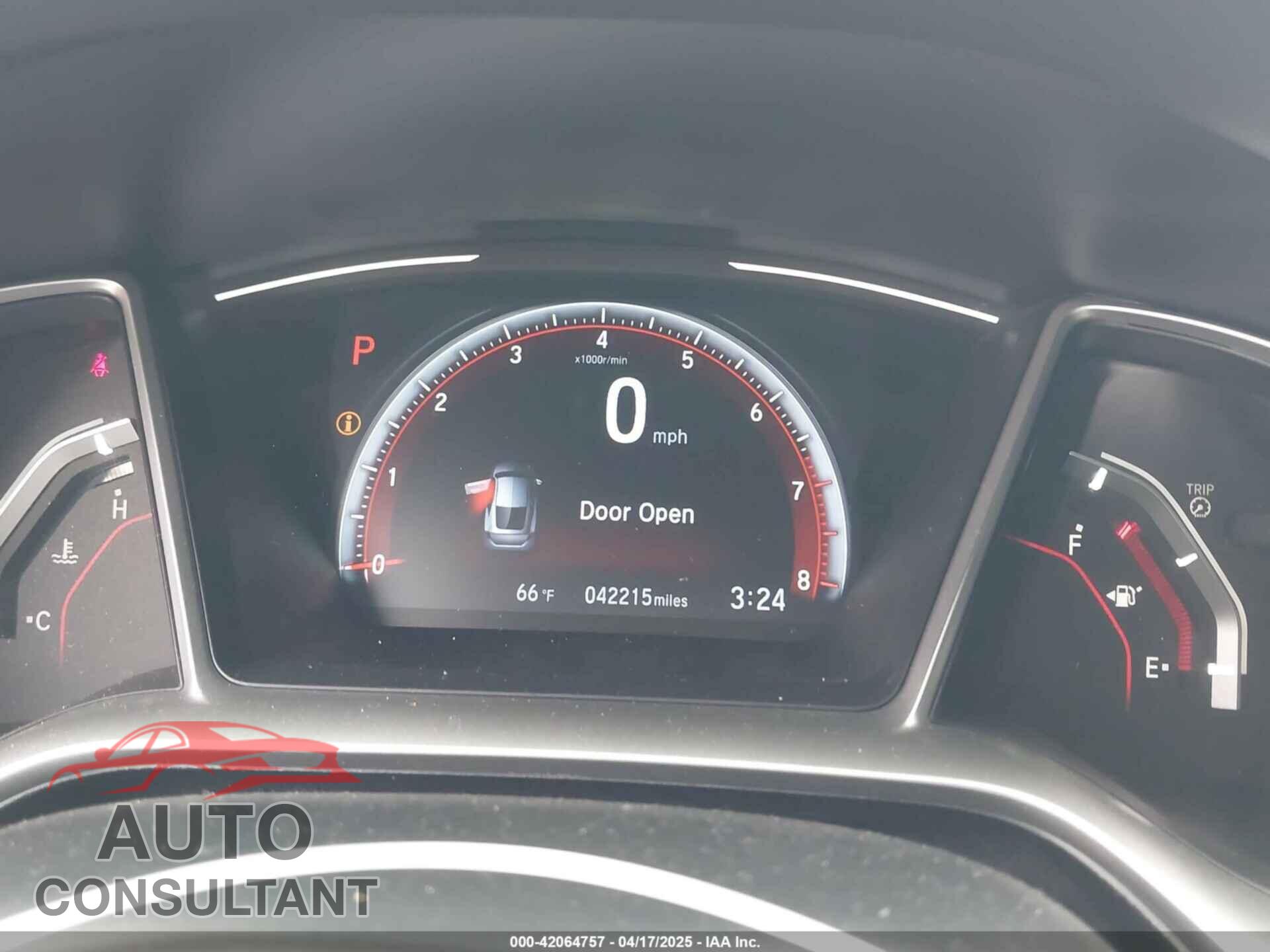 HONDA CIVIC 2019 - 2HGFC4B89KH303774