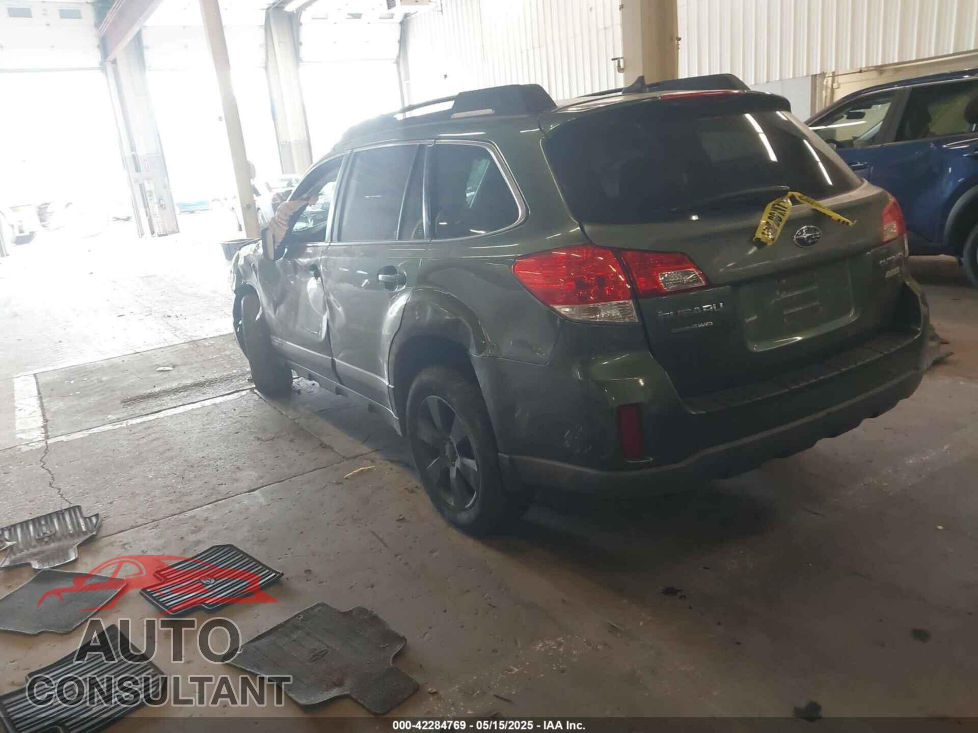 SUBARU OUTBACK 2012 - 4S4BRBKC2C3269259