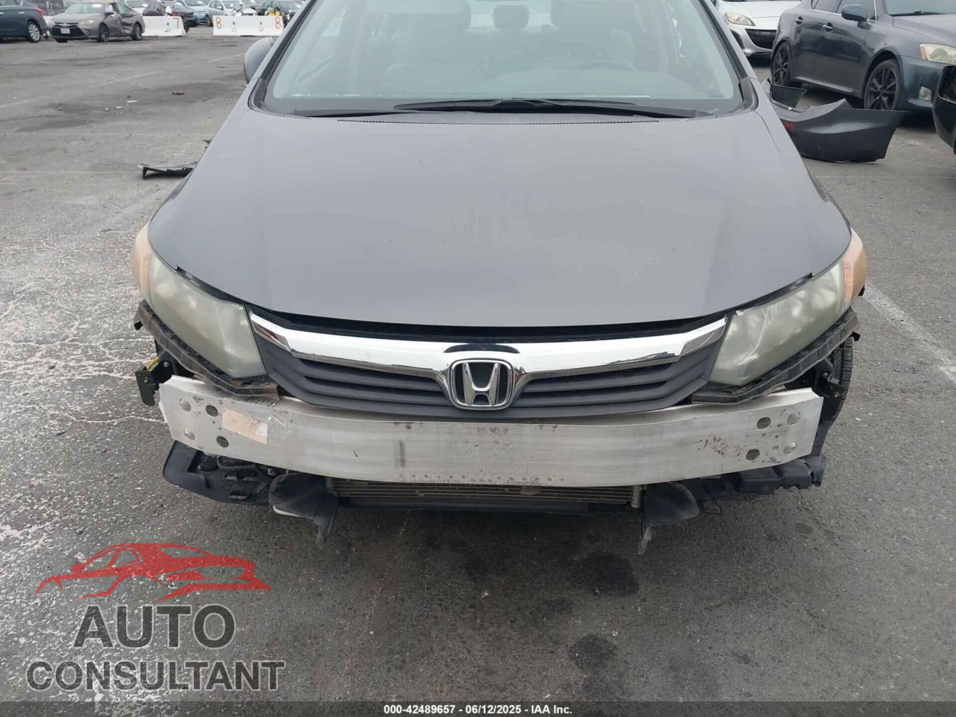 HONDA CIVIC 2012 - 19XFB2F94CE304918