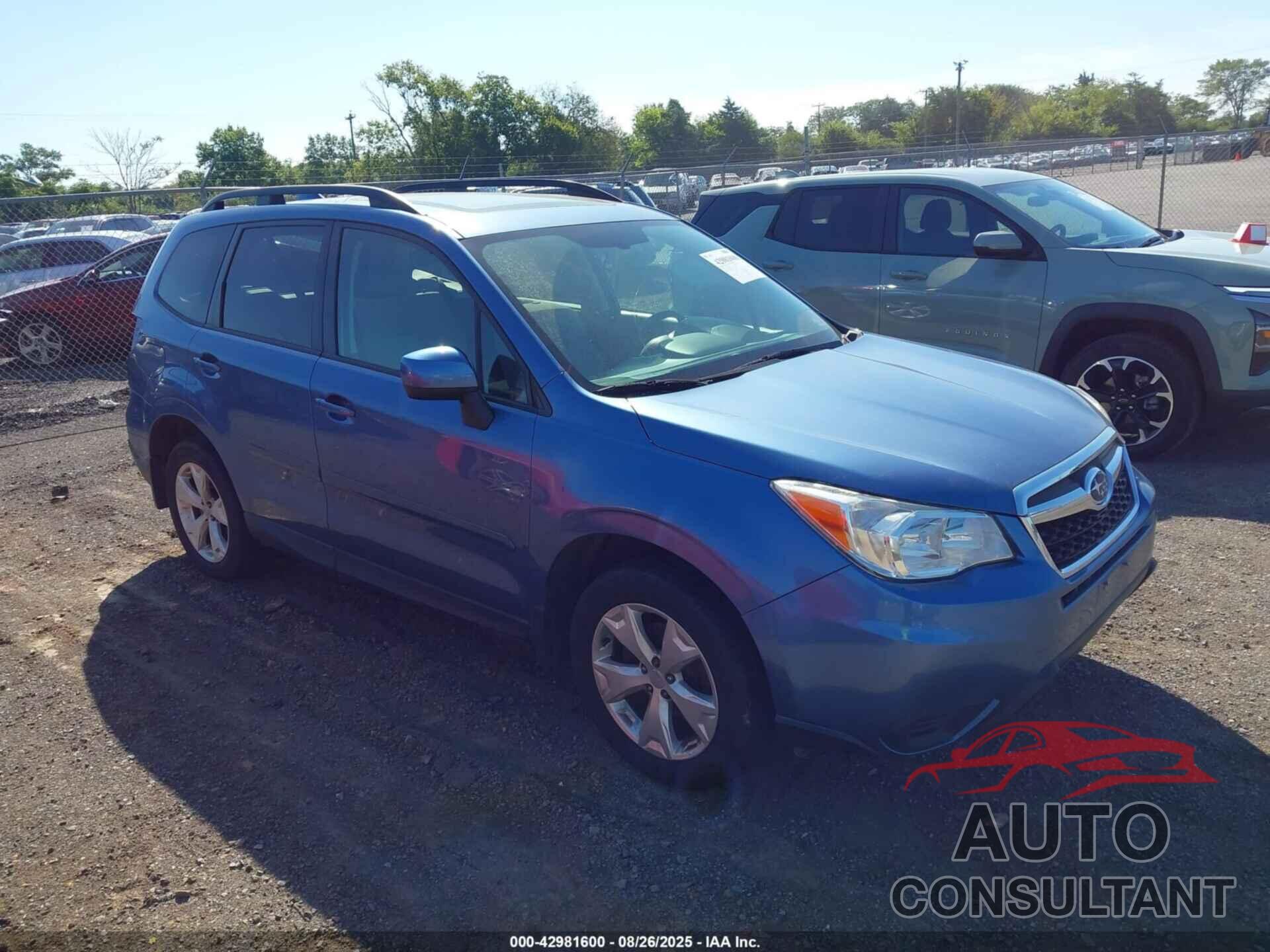 SUBARU FORESTER 2016 - JF2SJADCXGH406557