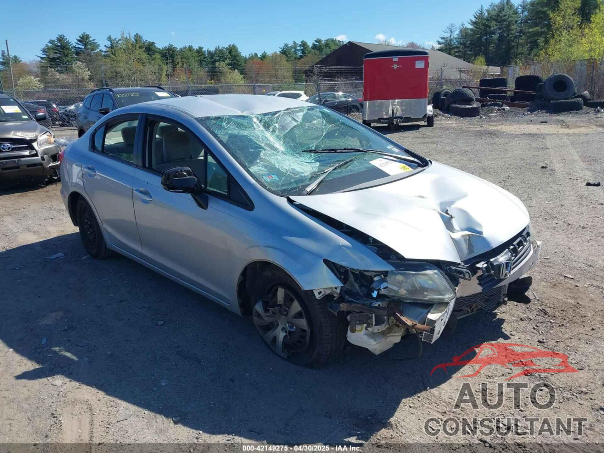 HONDA CIVIC 2012 - 2HGFB2F54CH556090