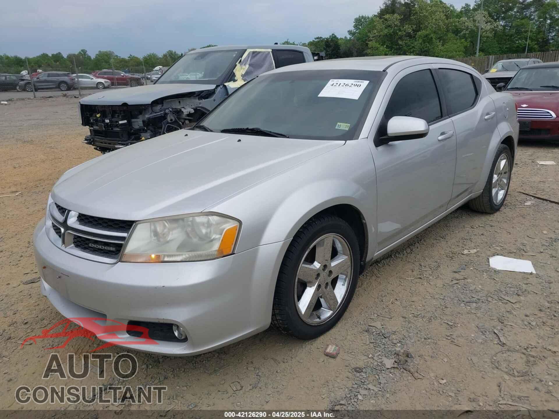 DODGE AVENGER 2011 - 1B3BD2FB2BN501447