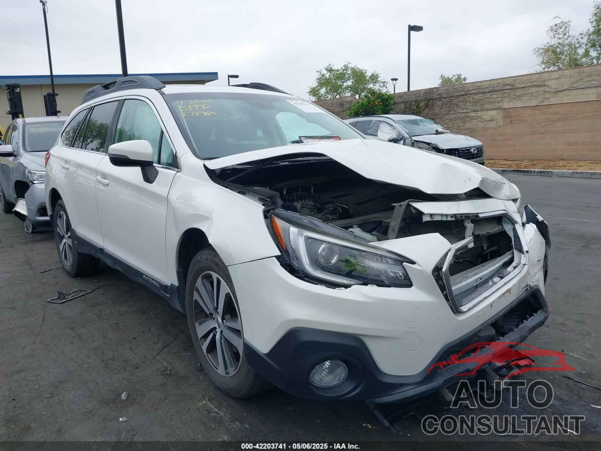 SUBARU OUTBACK 2019 - 4S4BSENC4K3278965
