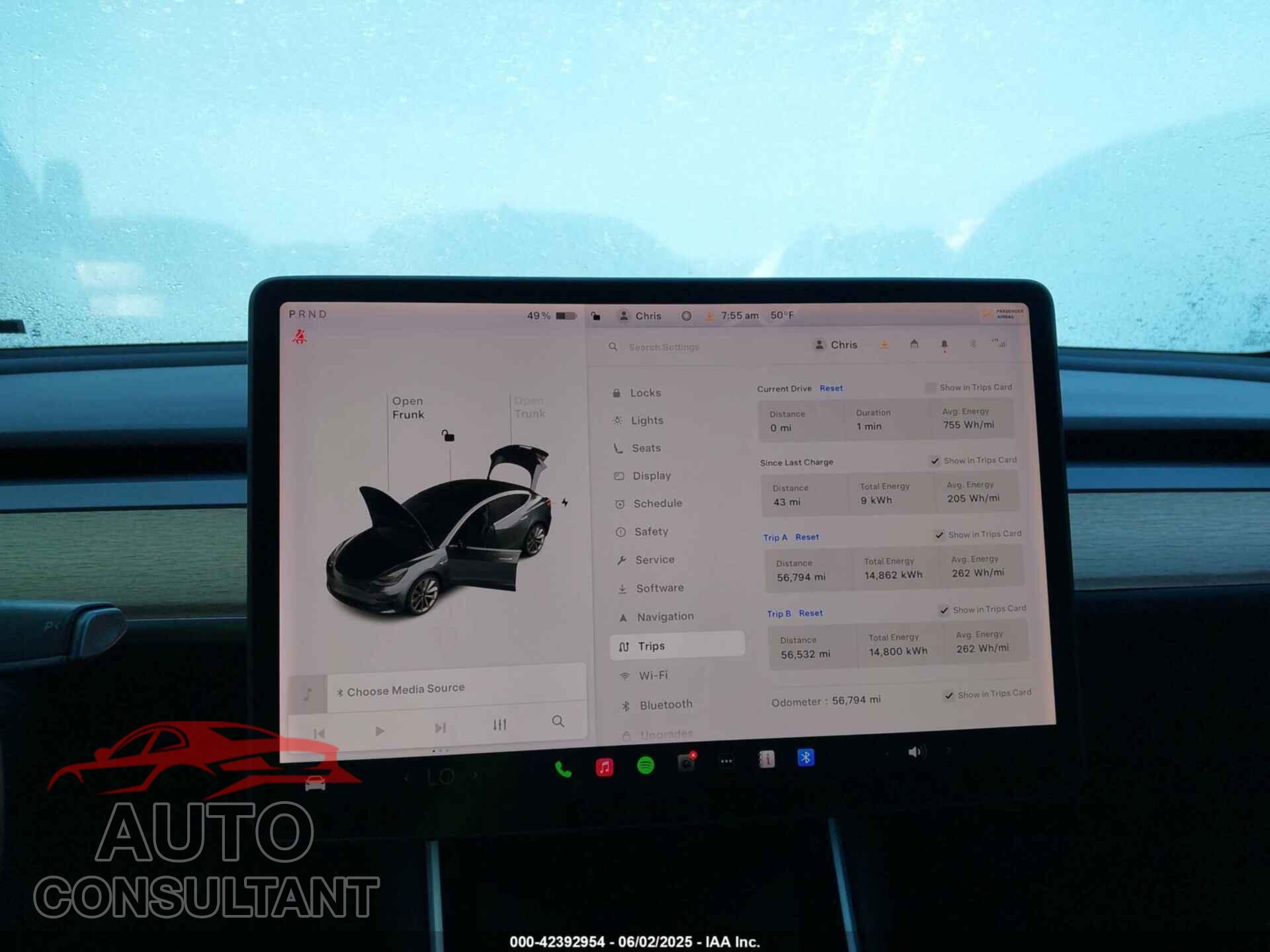 TESLA MODEL 3 2020 - 5YJ3E1EA6LF740728