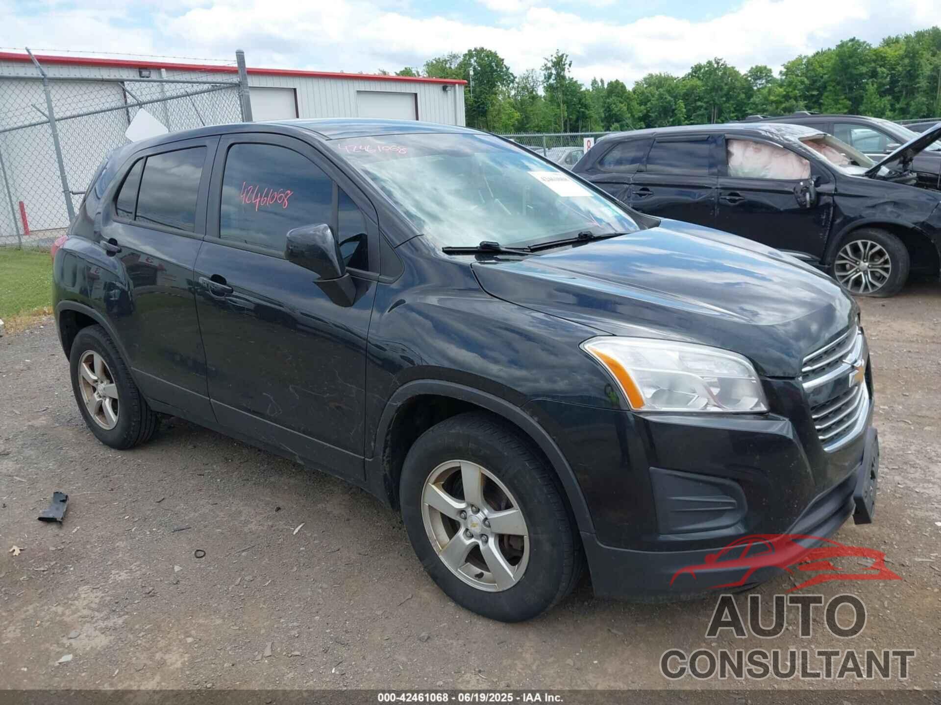 CHEVROLET TRAX 2015 - KL7CJPSB1FB247491