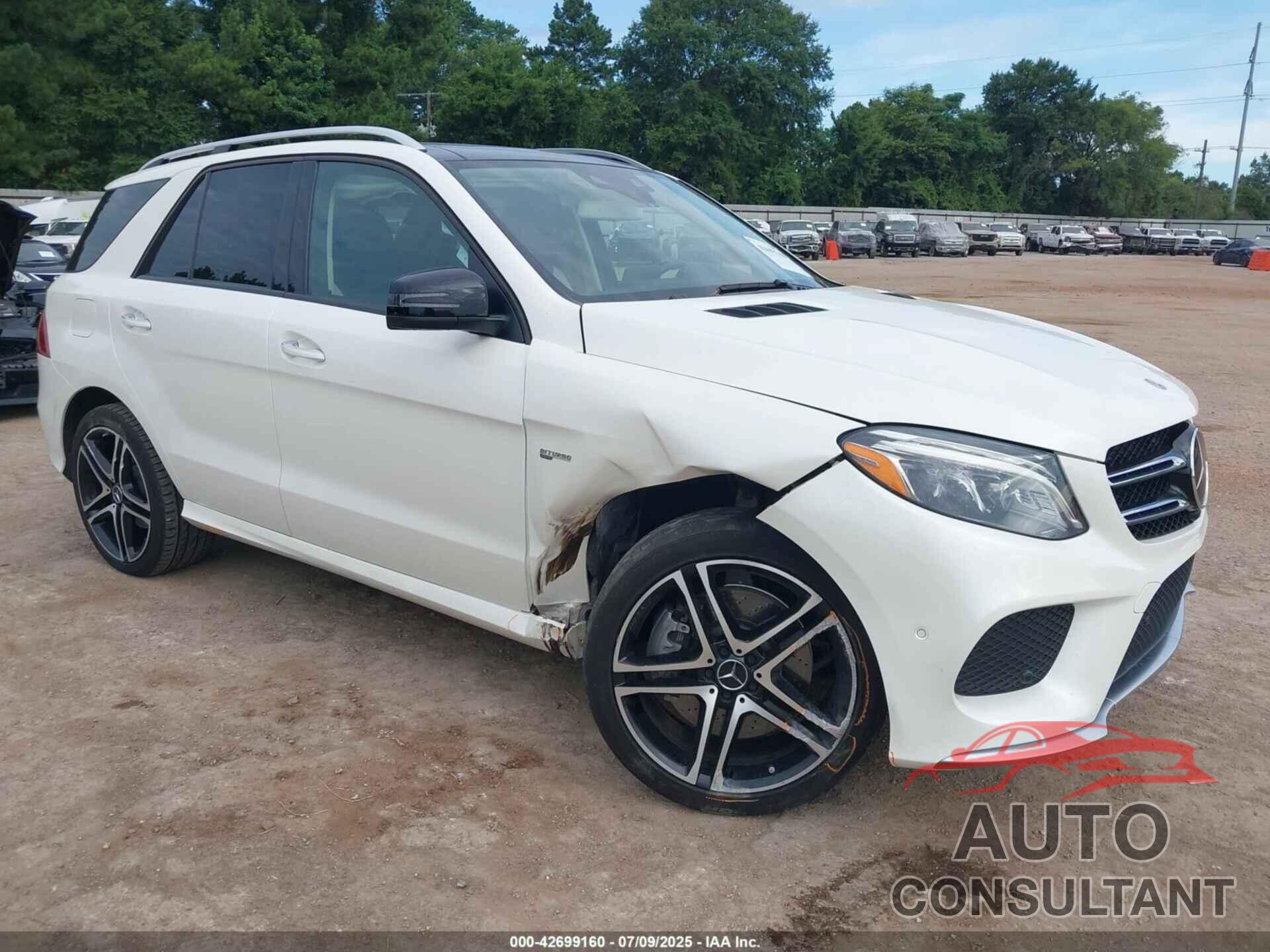 MERCEDES-BENZ AMG GLE 43 2019 - 4JGDA6EB6KB197321