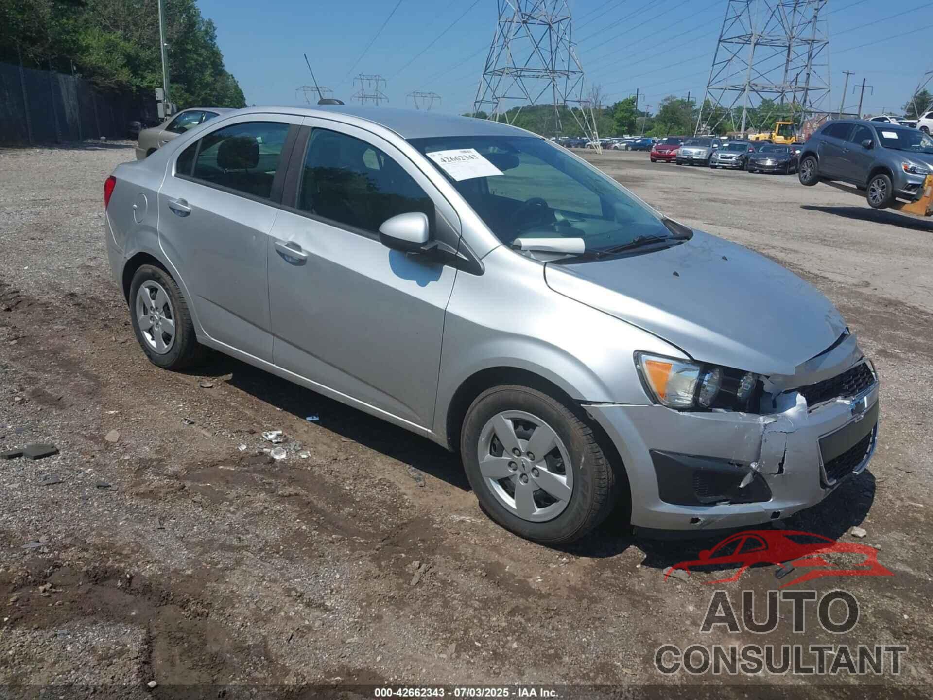 CHEVROLET SONIC 2016 - 1G1JA5SG4G4173928