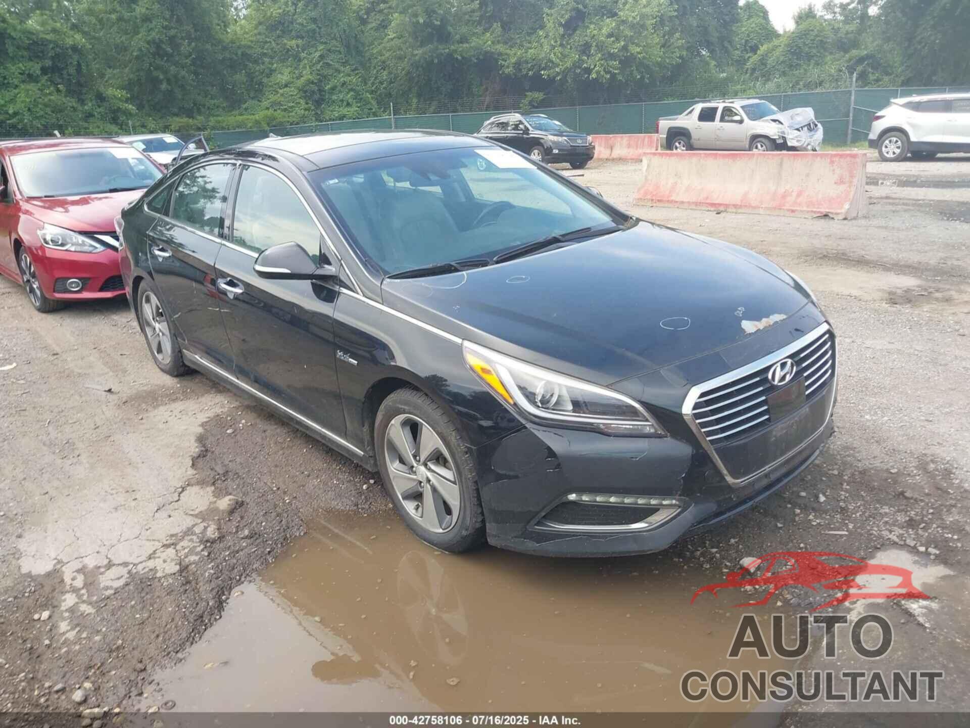 HYUNDAI SONATA HYBRID 2016 - KMHE34L13GA008487