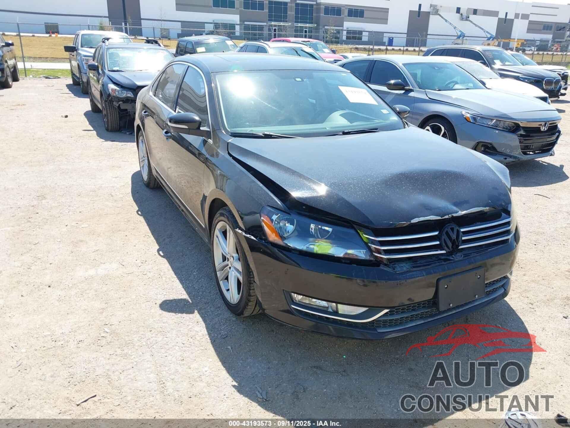 VOLKSWAGEN PASSAT 2015 - 1VWBS7A37FC055263