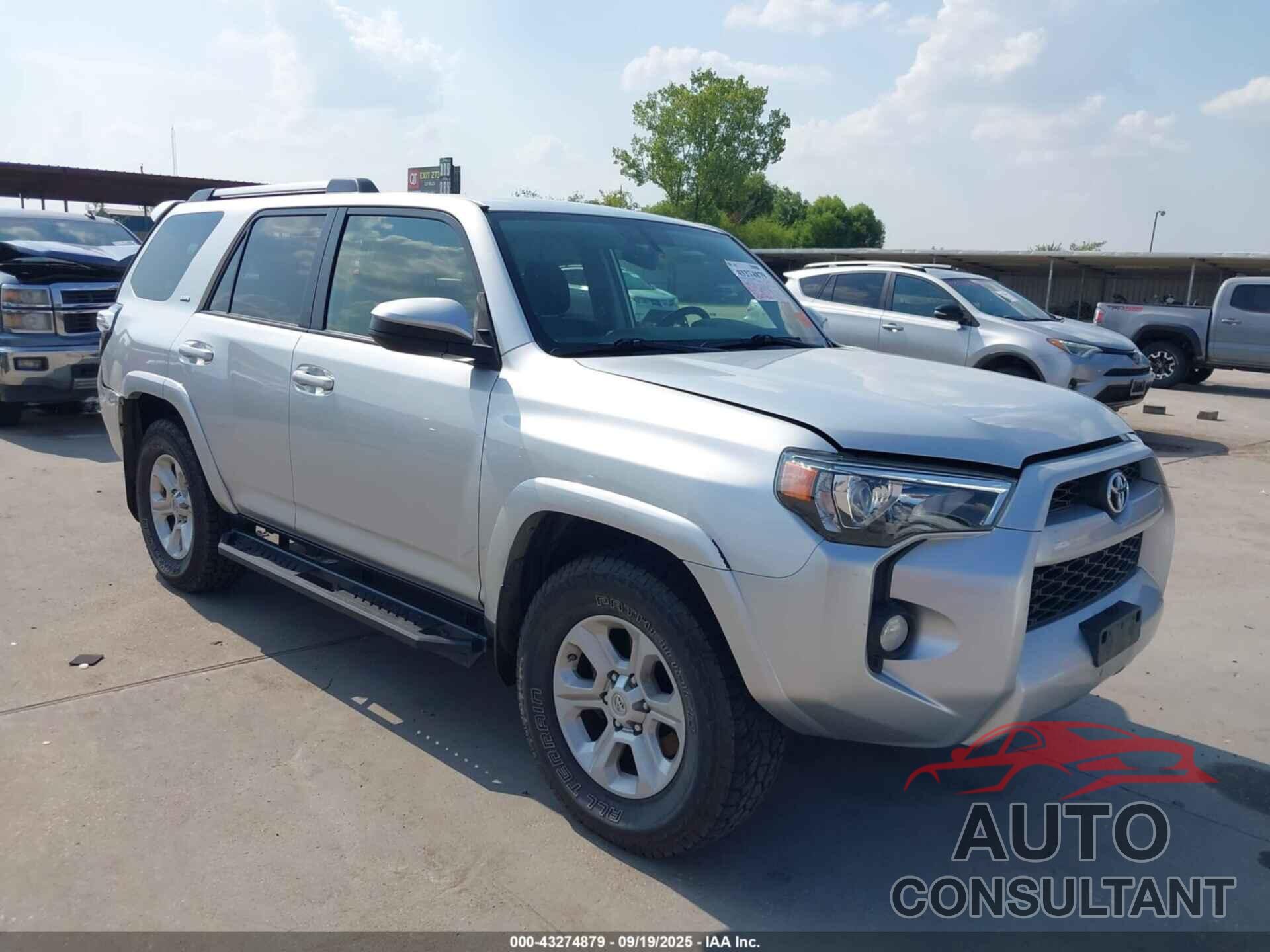 TOYOTA 4RUNNER 2019 - JTEZU5JR1K5202370