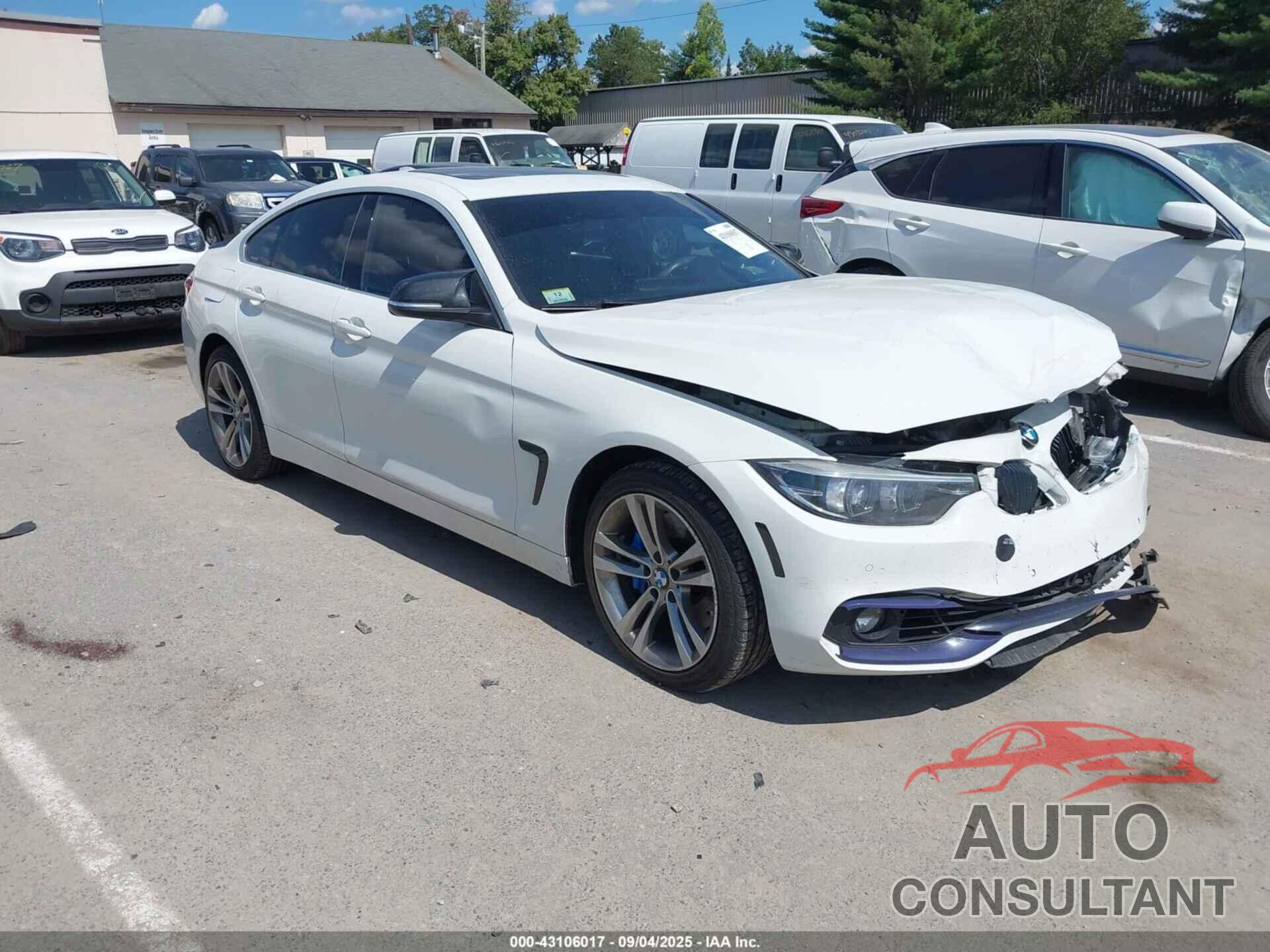 BMW 440I GRAN COUPE 2018 - WBA4J7C56JBB98779
