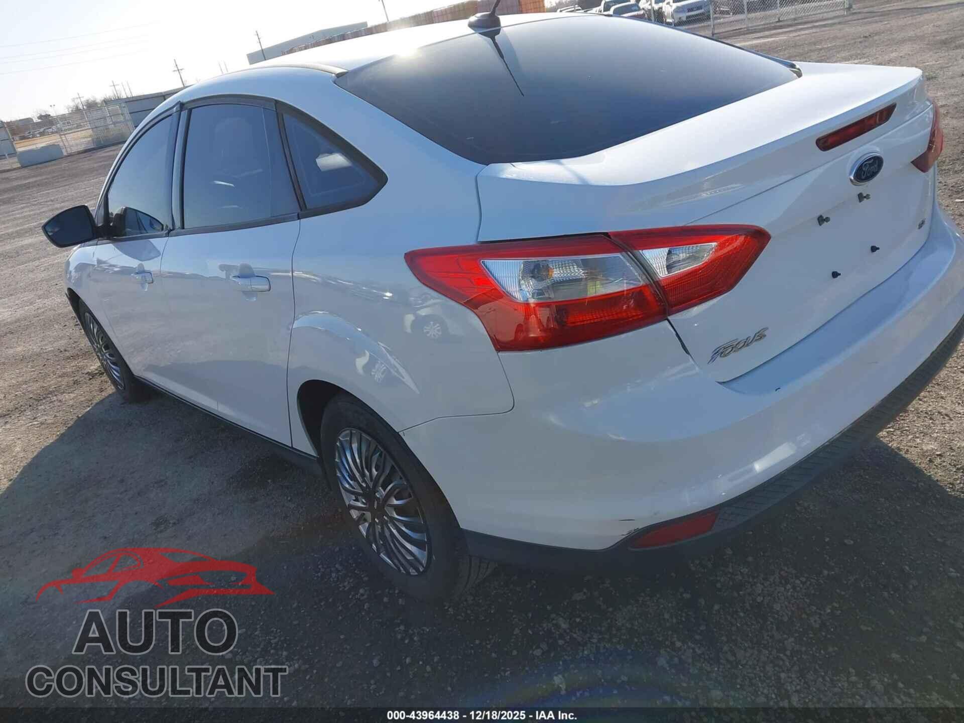 FORD FOCUS 2012 - 1FAHP3F2XCL258687