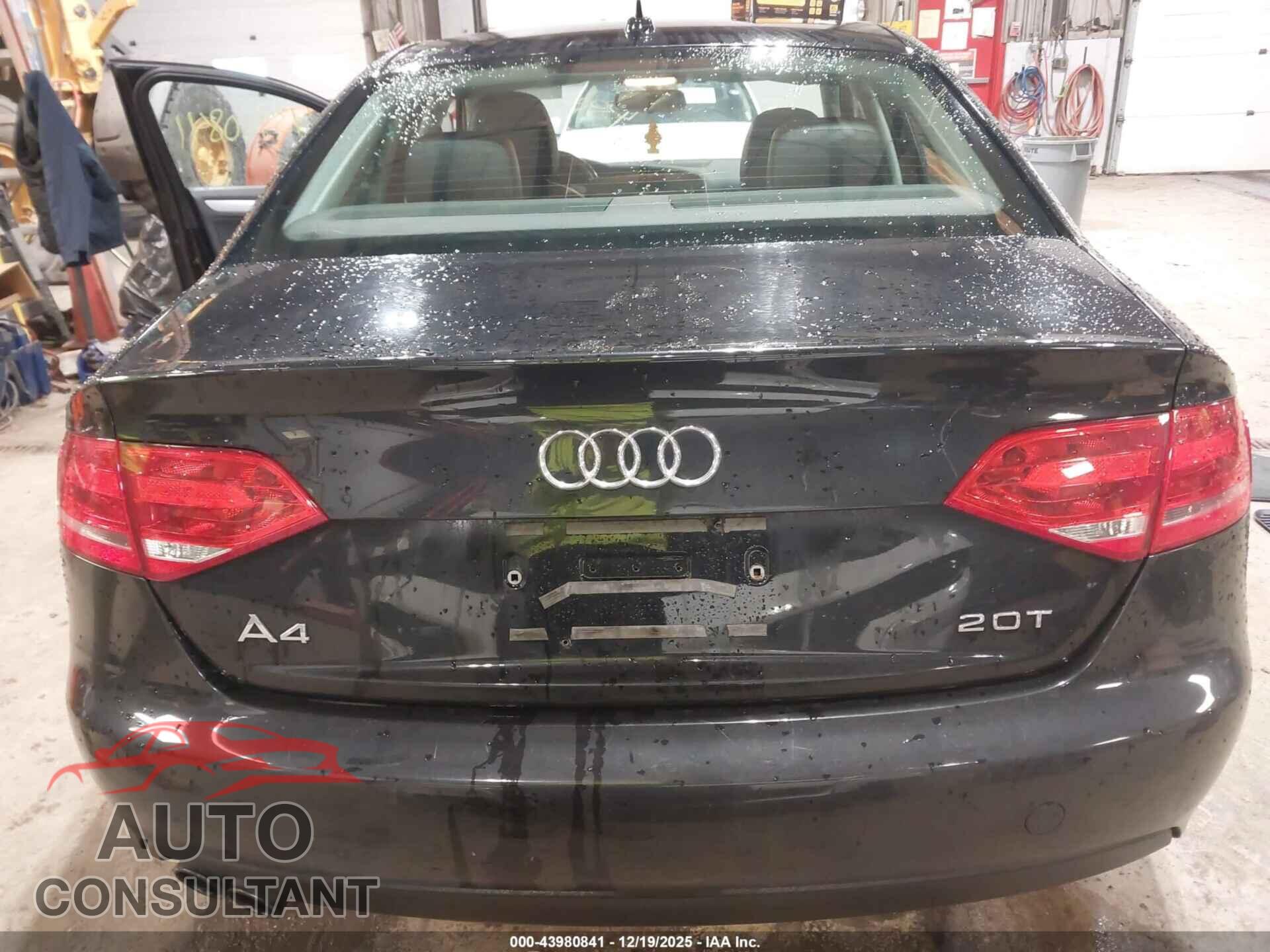 AUDI A4 2012 - WAUAFAFL2CA118444