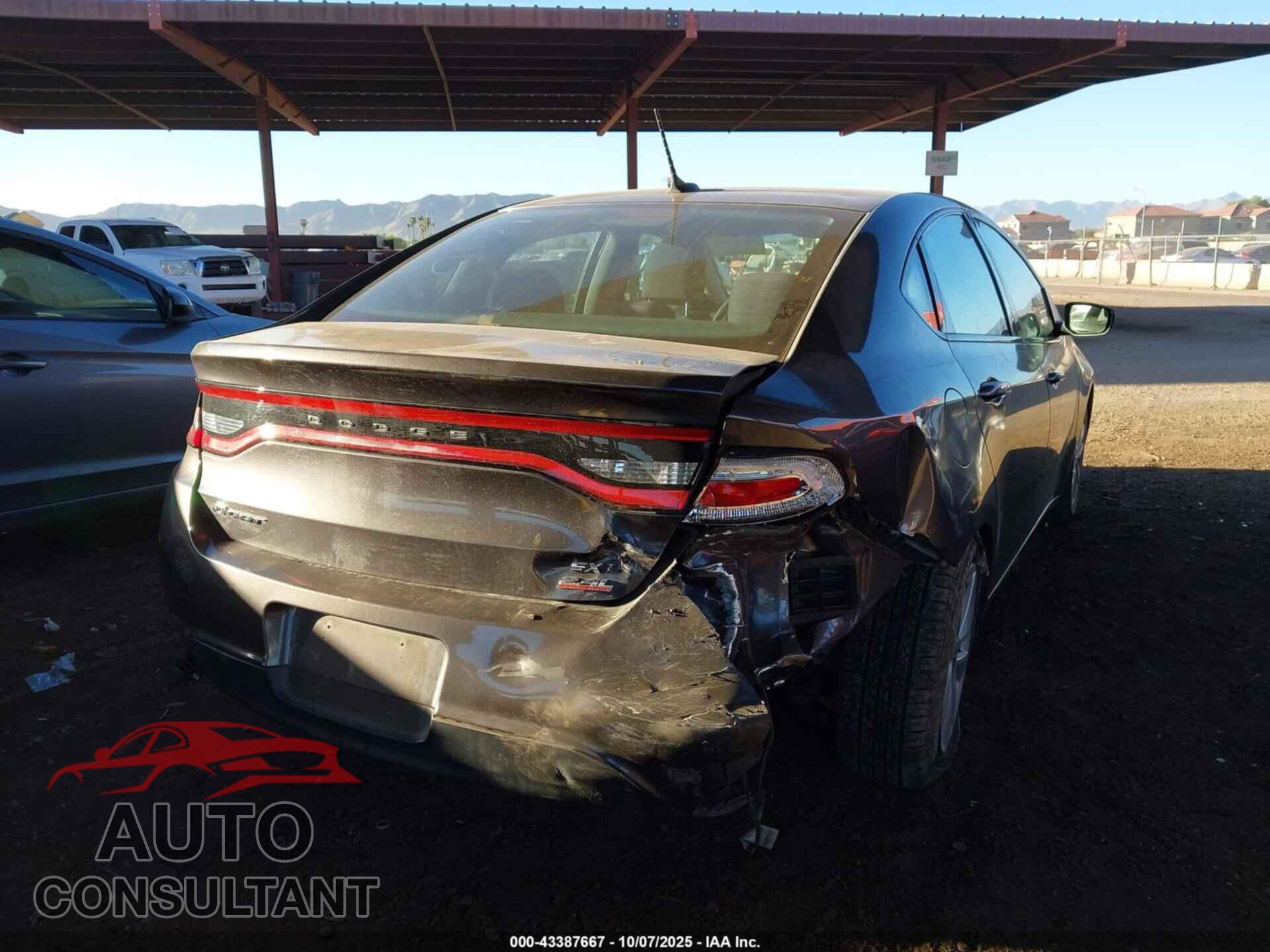 DODGE DART 2014 - 1C3CDFBB5ED910069