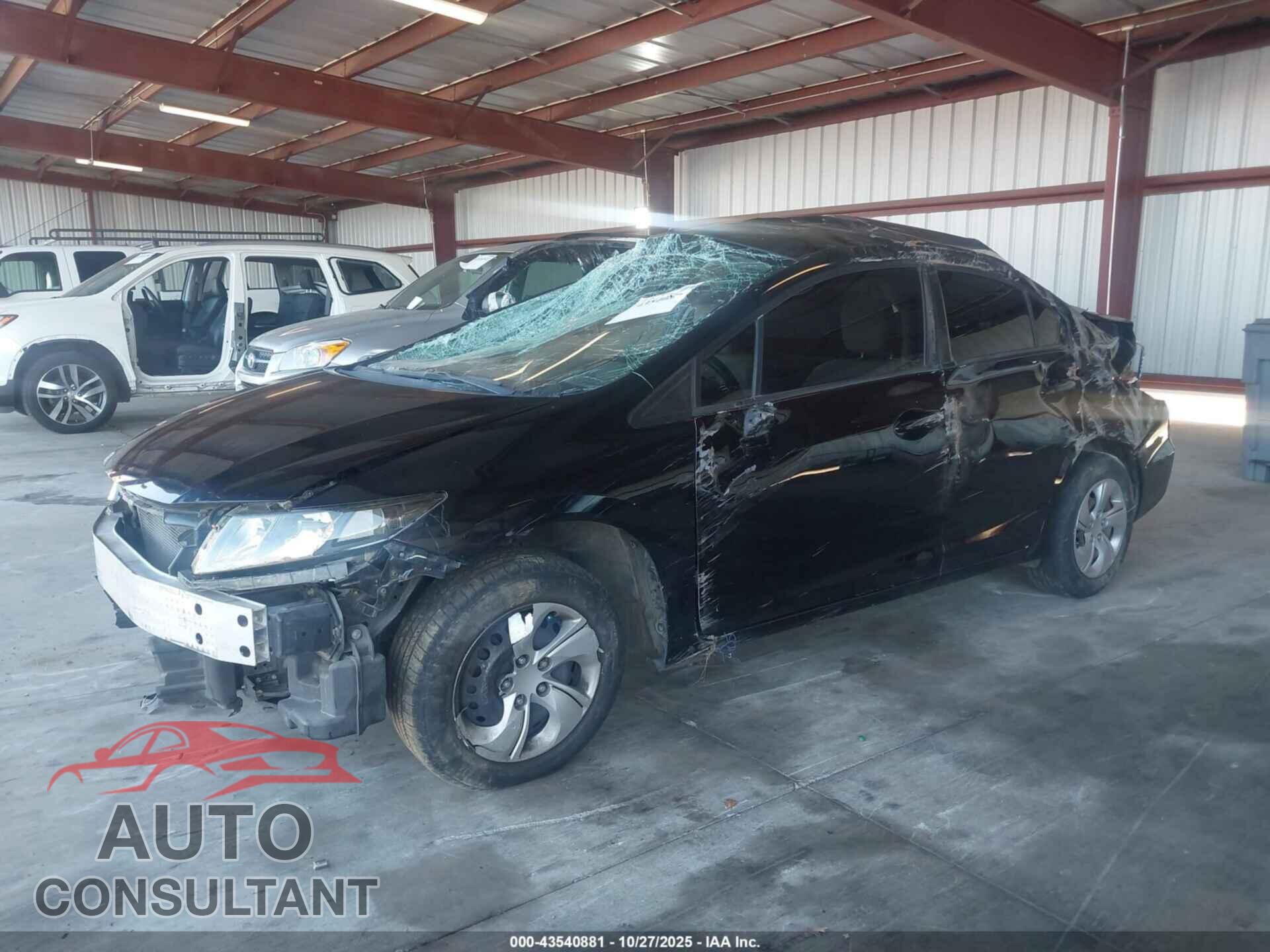 HONDA CIVIC 2013 - 2HGFB2F58DH518217