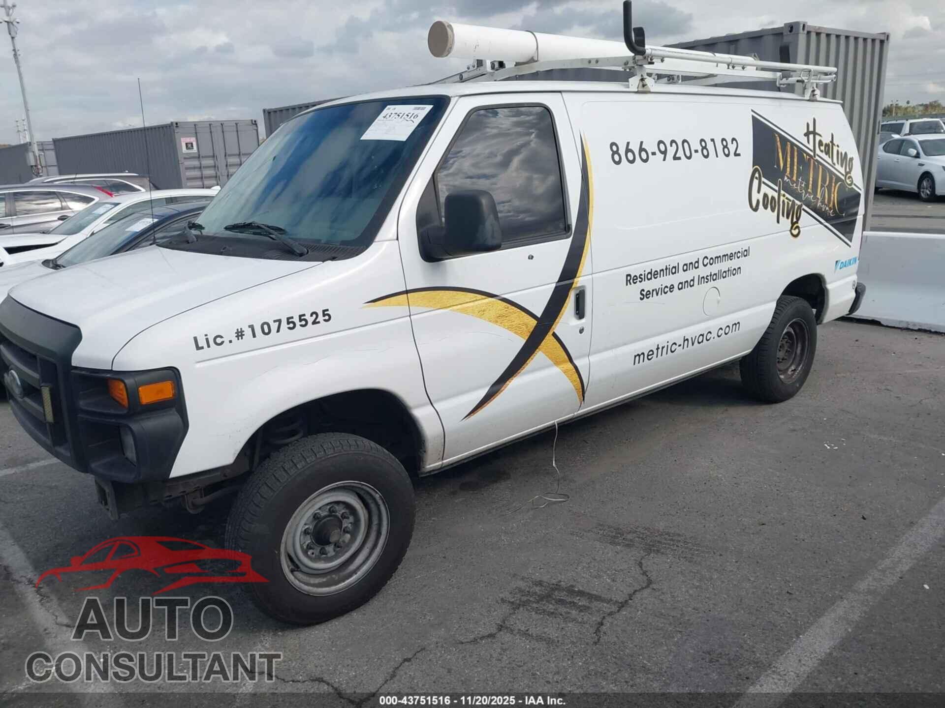 FORD E-150 2012 - 1FTNE1EW5CDA27511