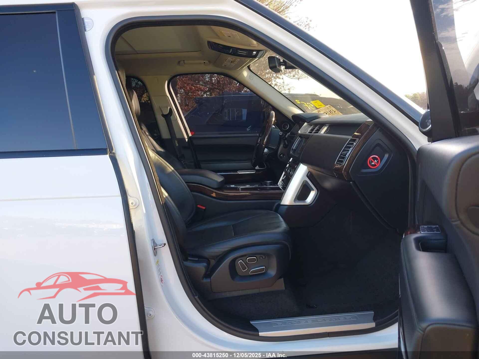 LAND ROVER RANGE ROVER 2015 - SALGS2VF6FA206422