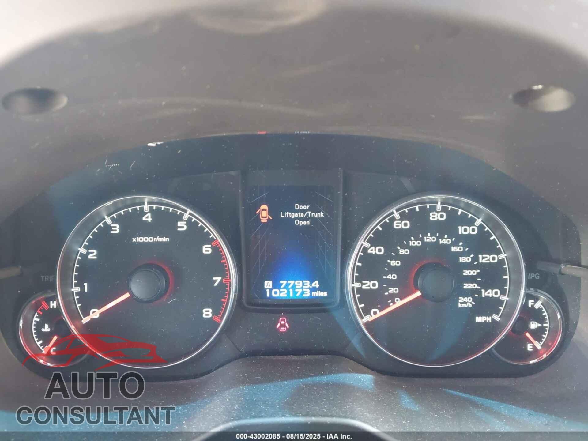 SUBARU OUTBACK 2013 - 4S4BRBKC8D3324721