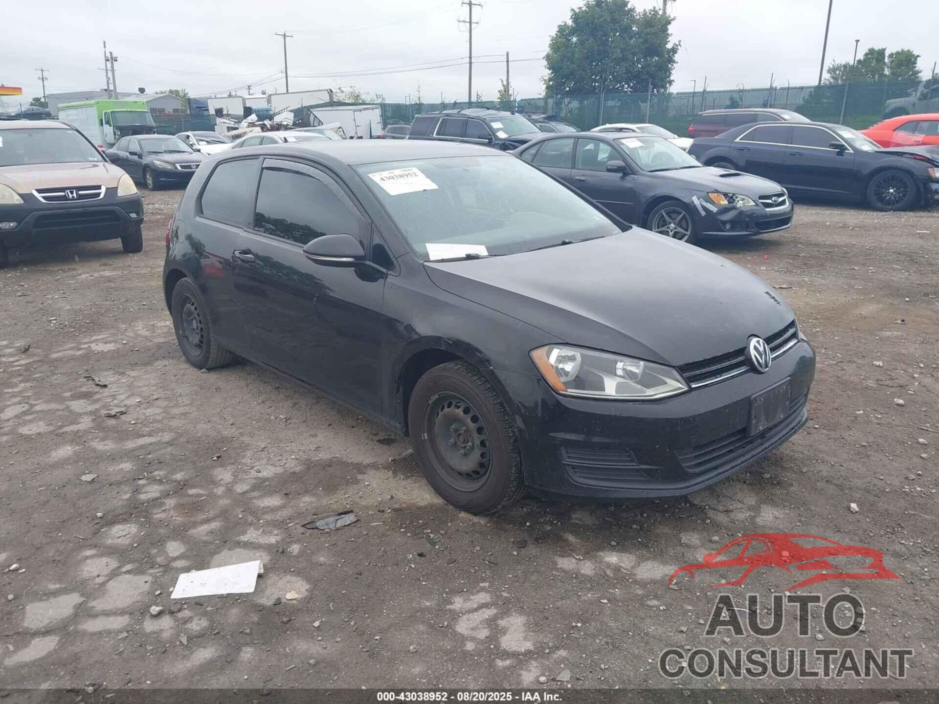 VOLKSWAGEN GOLF 2015 - 3VW817AUXFM013383