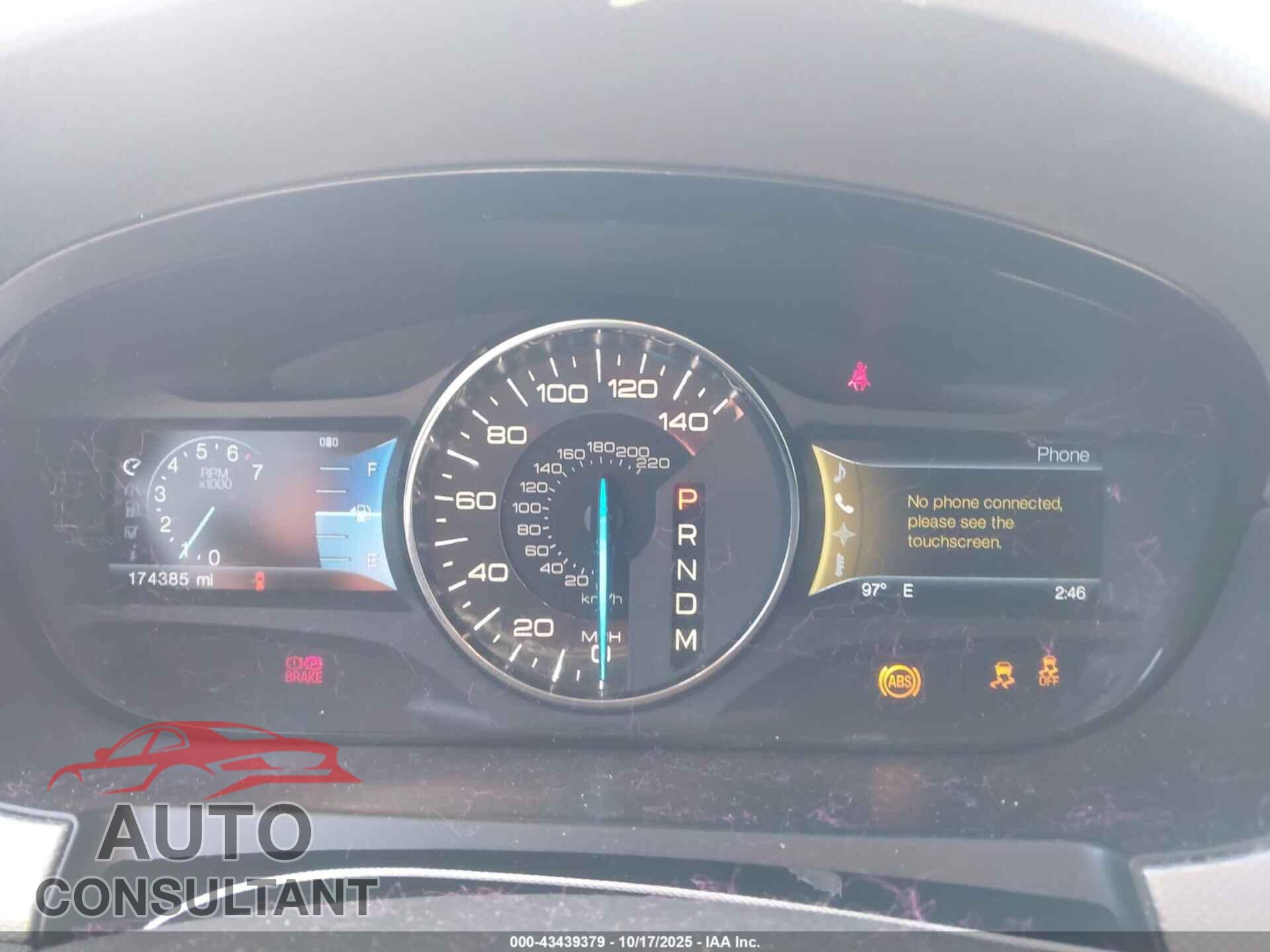 FORD EDGE 2012 - 2FMDK3JC7CBA87545