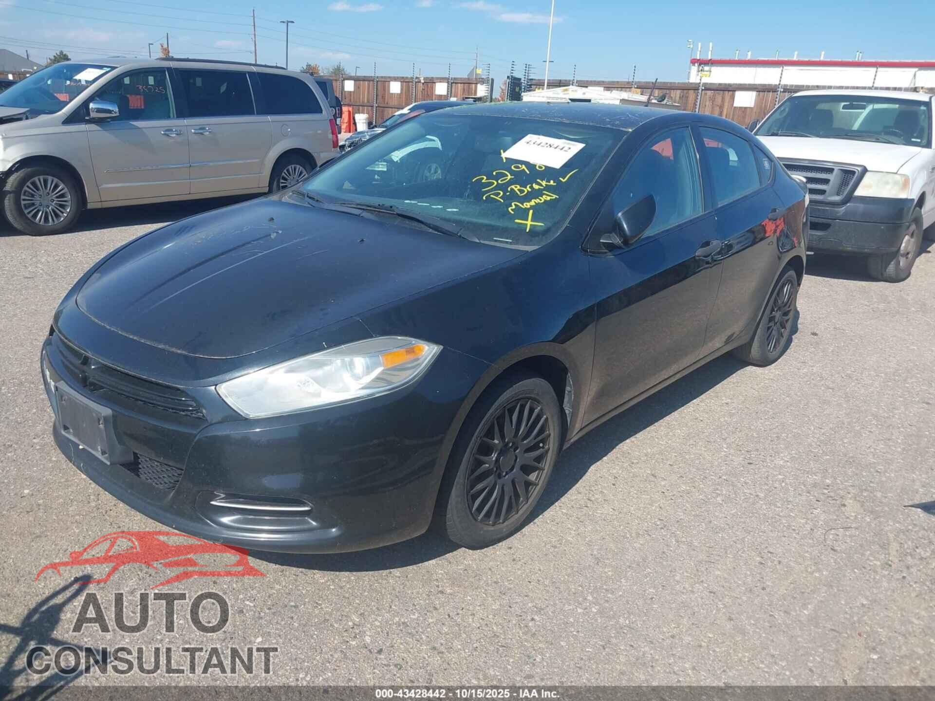 DODGE DART 2013 - 1C3CDFAA8DD329818