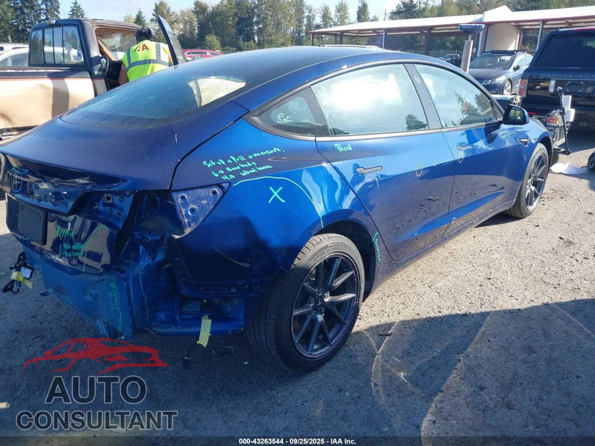 TESLA MODEL 3 2022 - 5YJ3E1EA5NF160213