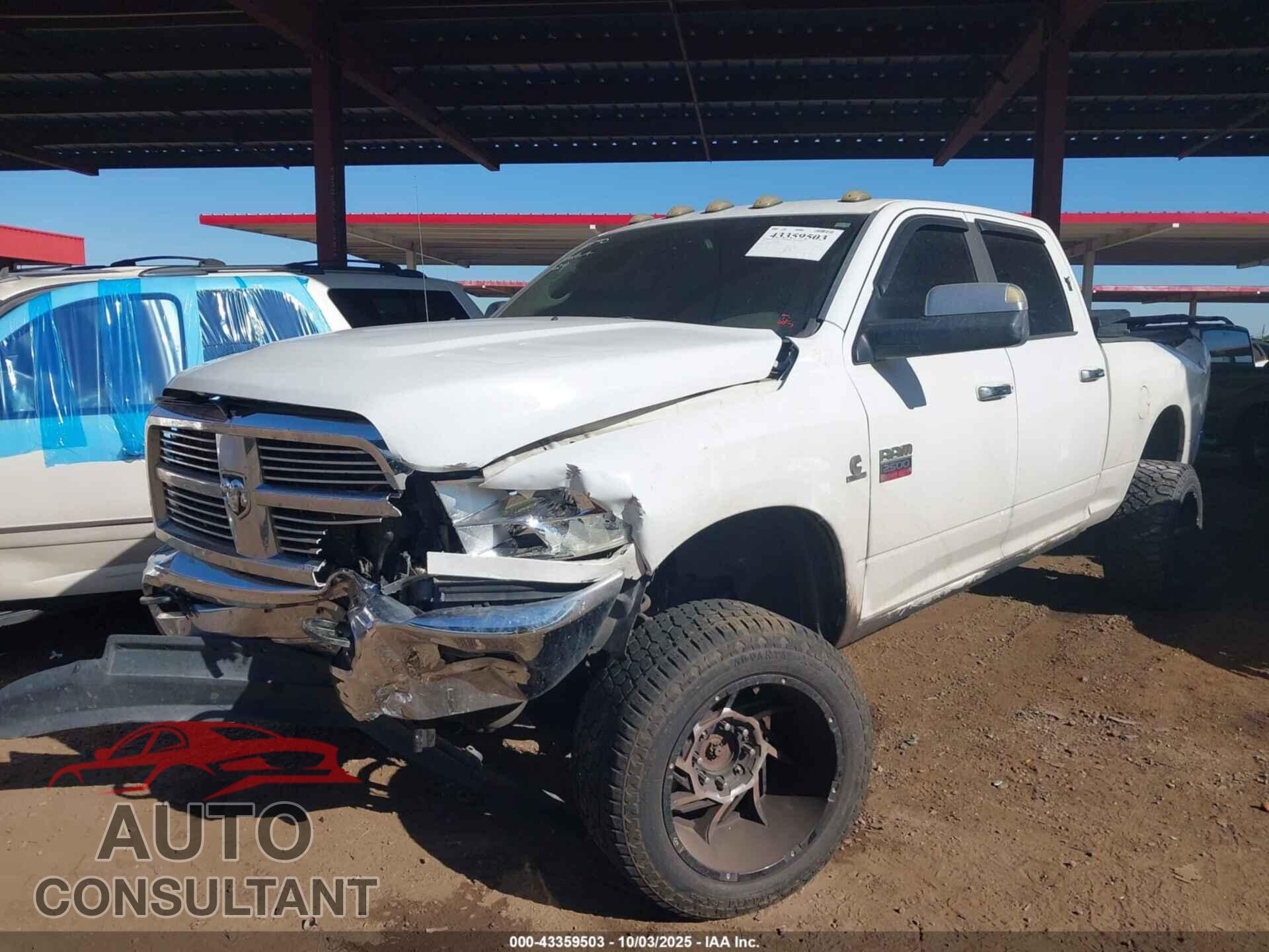 DODGE RAM 2500 2010 - 3D7UT2CL0AG146749
