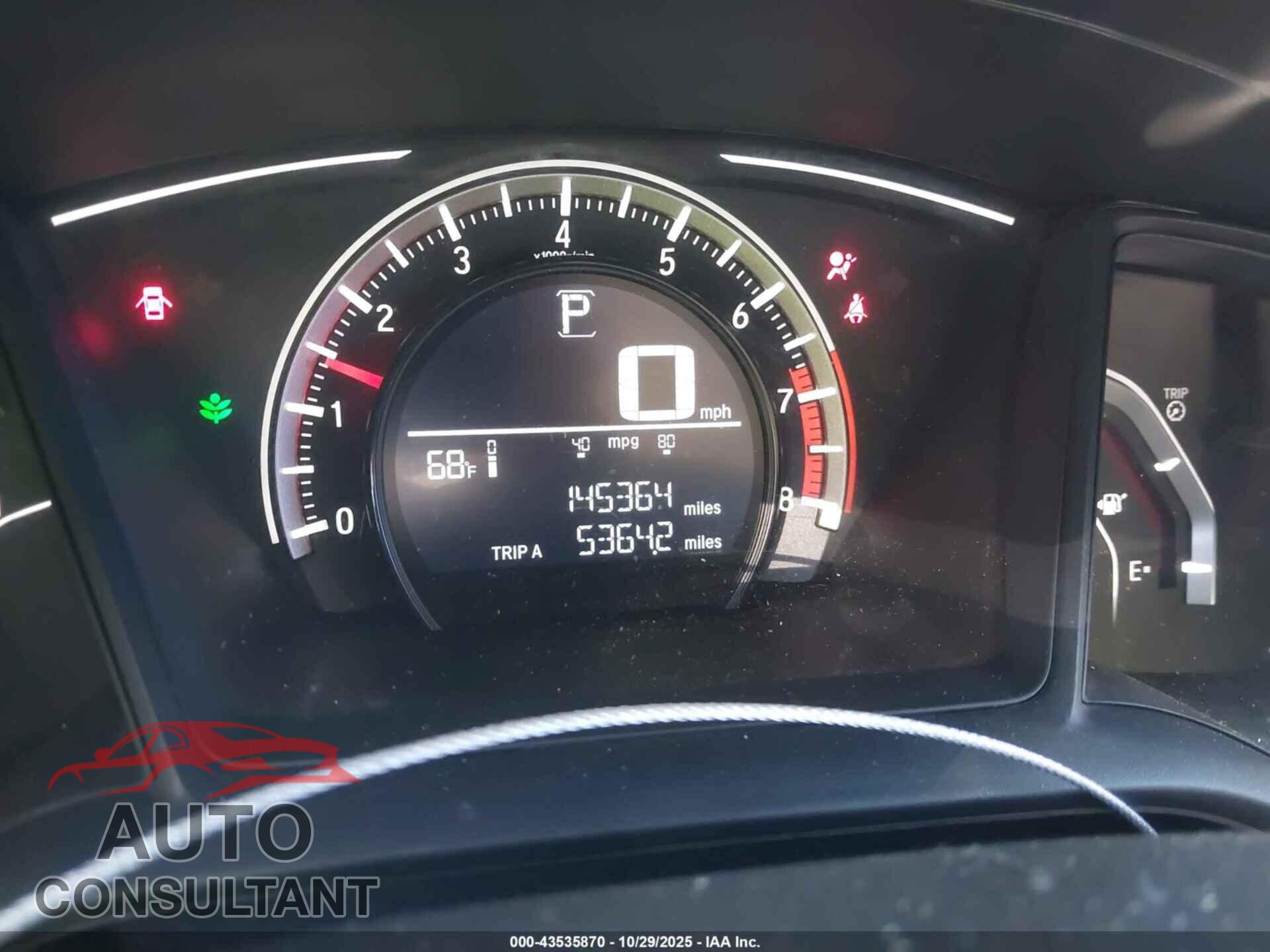 HONDA CIVIC 2017 - 19XFC2F5XHE006486