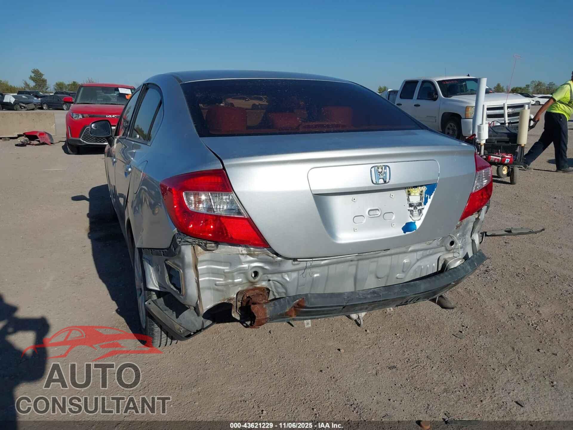 HONDA CIVIC 2012 - 19XFB2F59CE311814