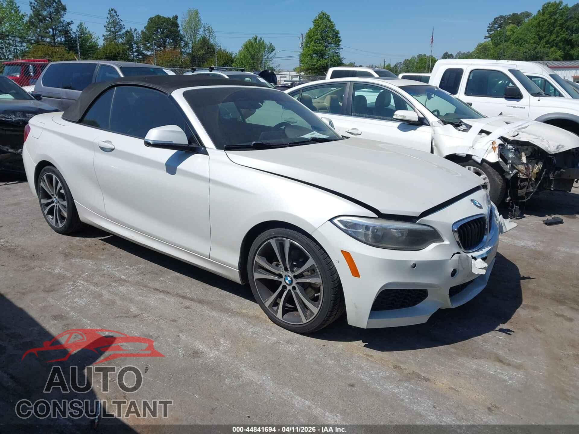 BMW 228I 2016 - WBA1K9C5XGV322570