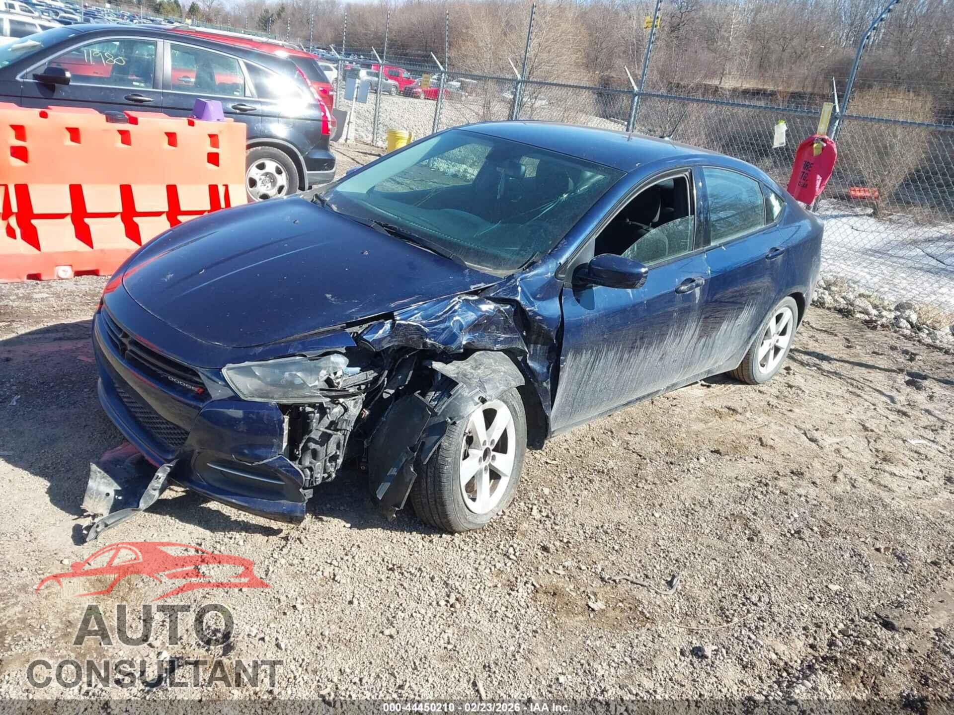 DODGE DART 2016 - 1C3CDFBBXGD605587