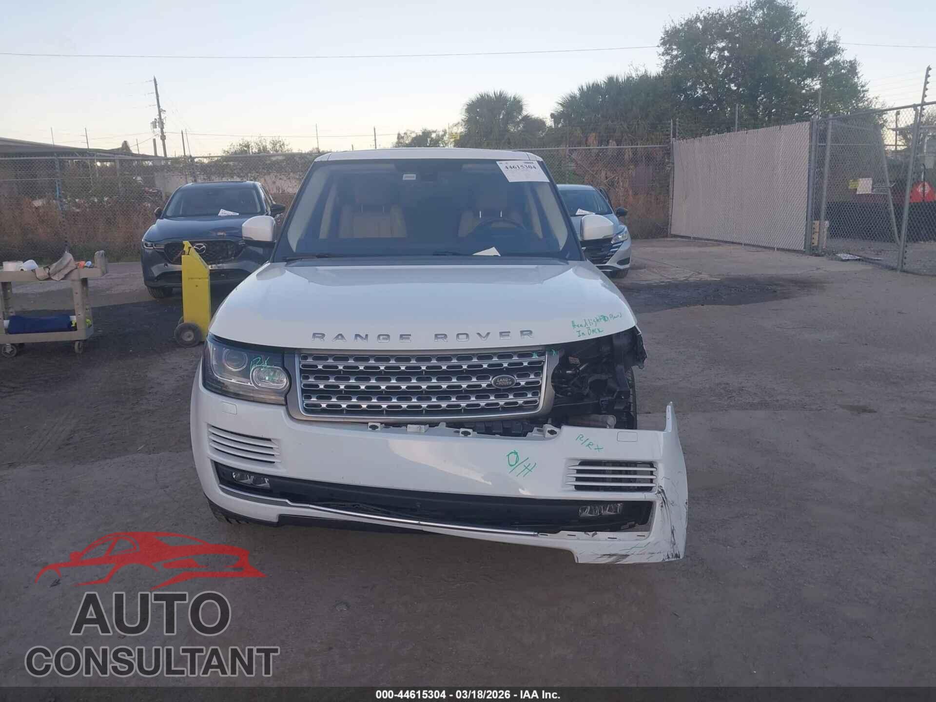 LAND ROVER RANGE ROVER 2016 - SALGS2PFXGA309048