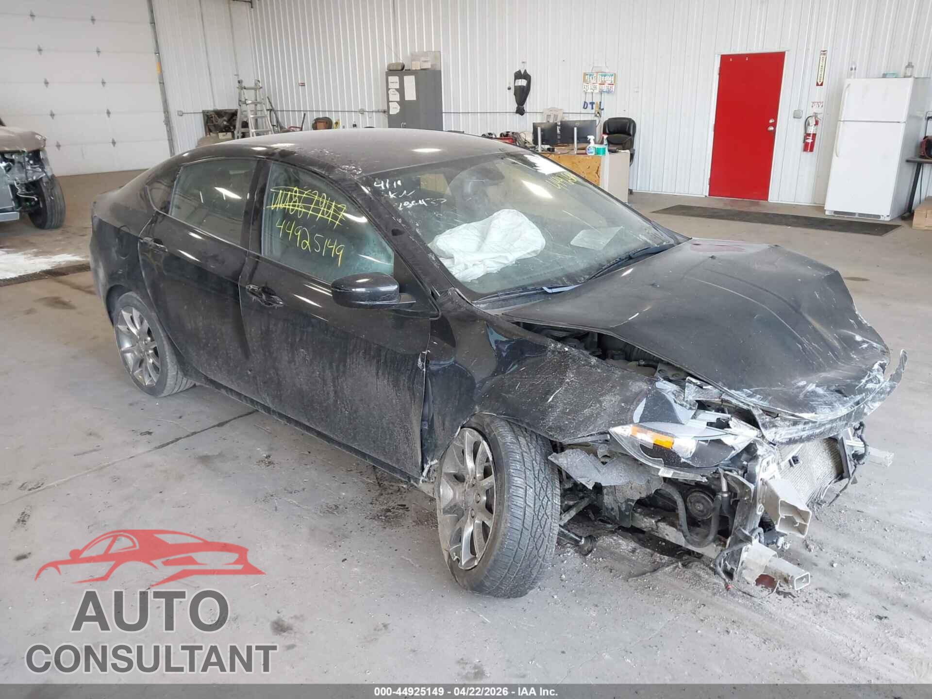 DODGE DART 2015 - 1C3CDFBB6FD238363
