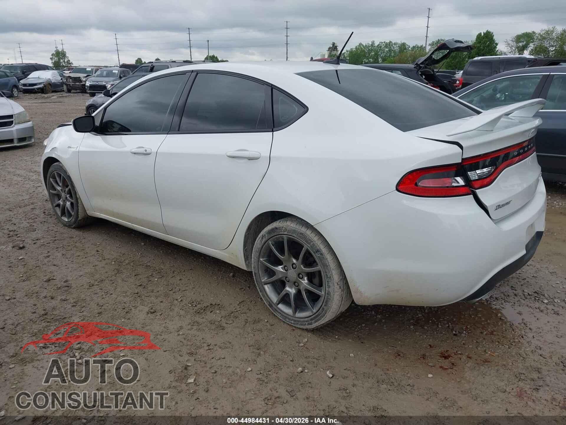 DODGE DART 2015 - 1C3CDFBBXFD141473