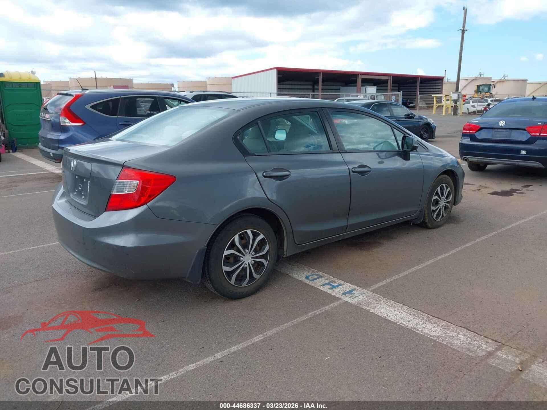 HONDA CIVIC 2012 - 2HGFB2F5XCH540329