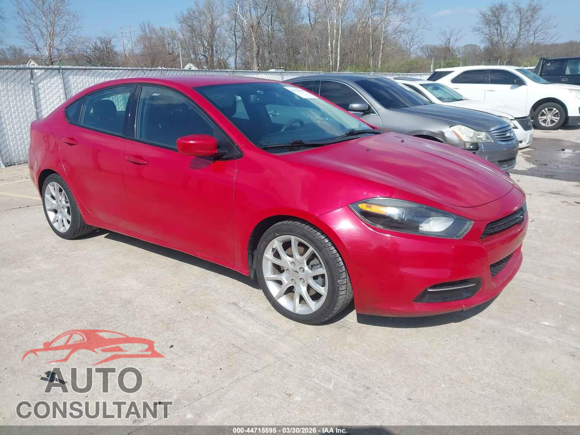DODGE DART 2014 - 1C3CDFBB1ED730541