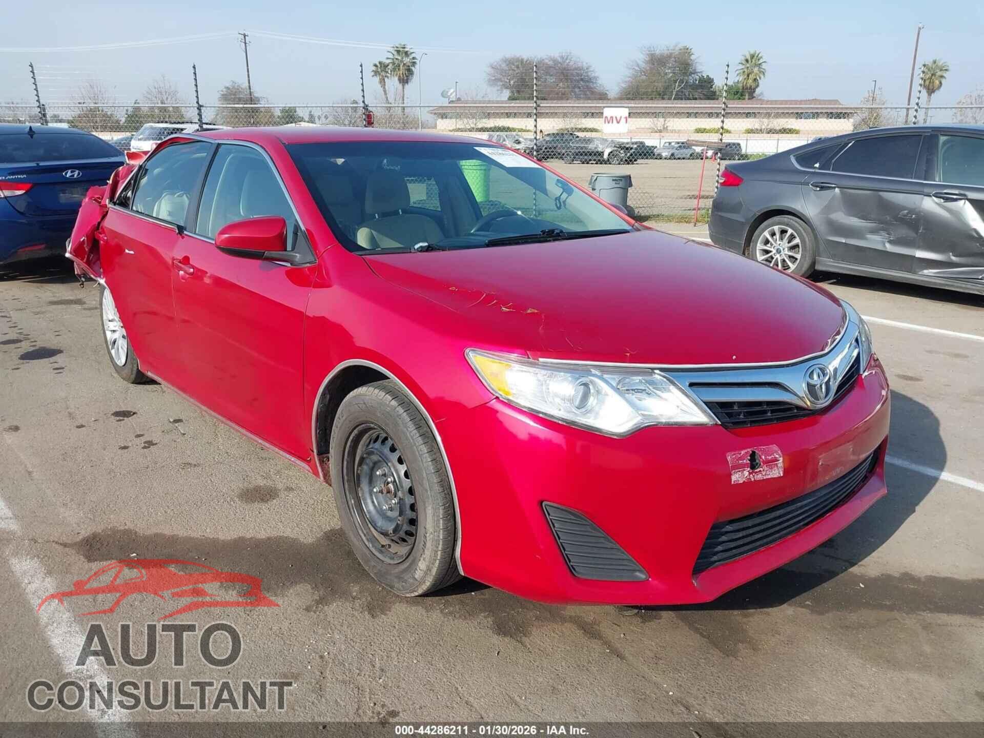 TOYOTA CAMRY 2012 - 4T1BF1FK0CU569218