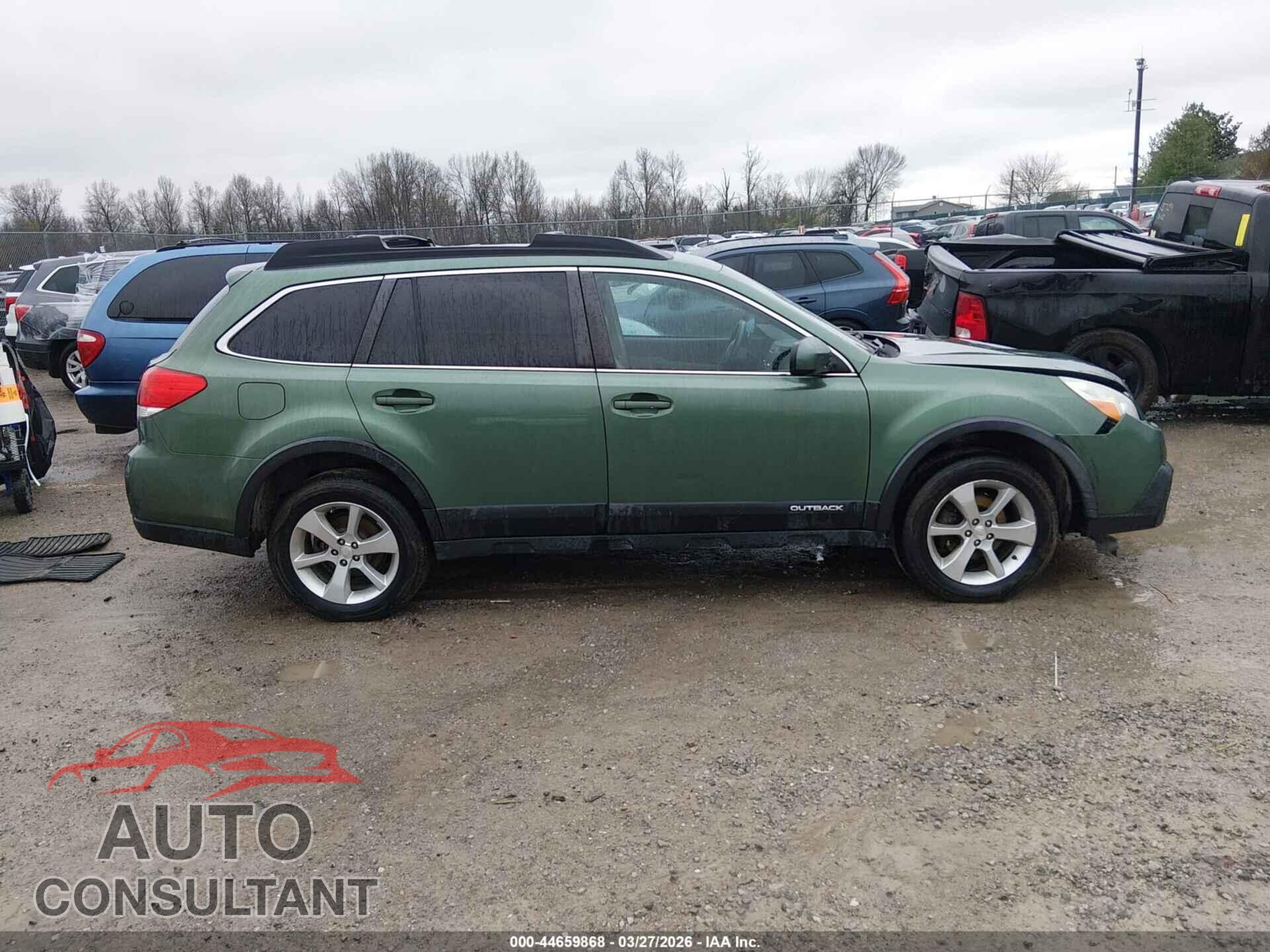 SUBARU OUTBACK 2014 - 4S4BRBLC0E3323403