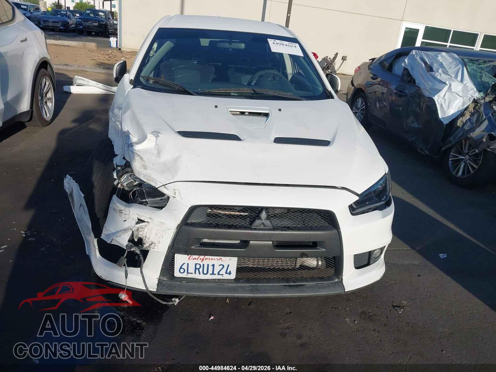 MITSUBISHI LANCER EVOLUTION 2010 - JA32W8FV2AU024009