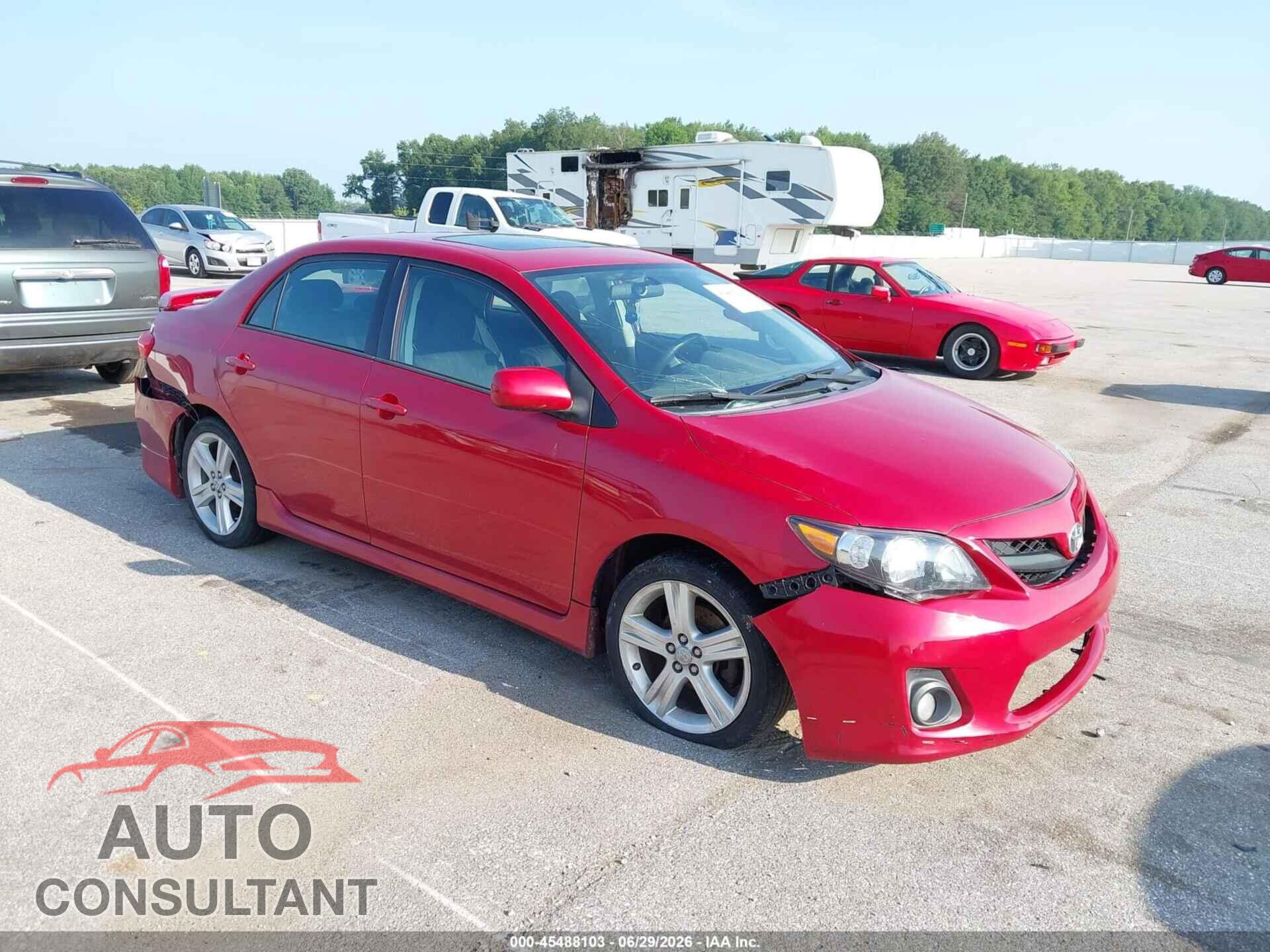TOYOTA COROLLA 2013 - 5YFBU4EEXDP164991