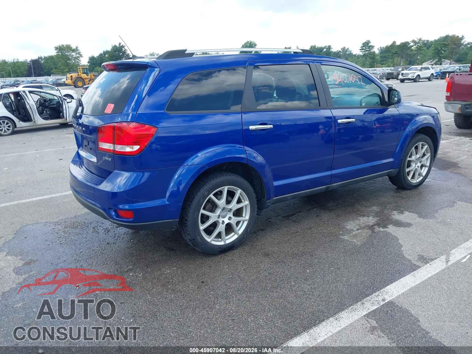 DODGE JOURNEY 2012 - 3C4PDCDG2CT368618