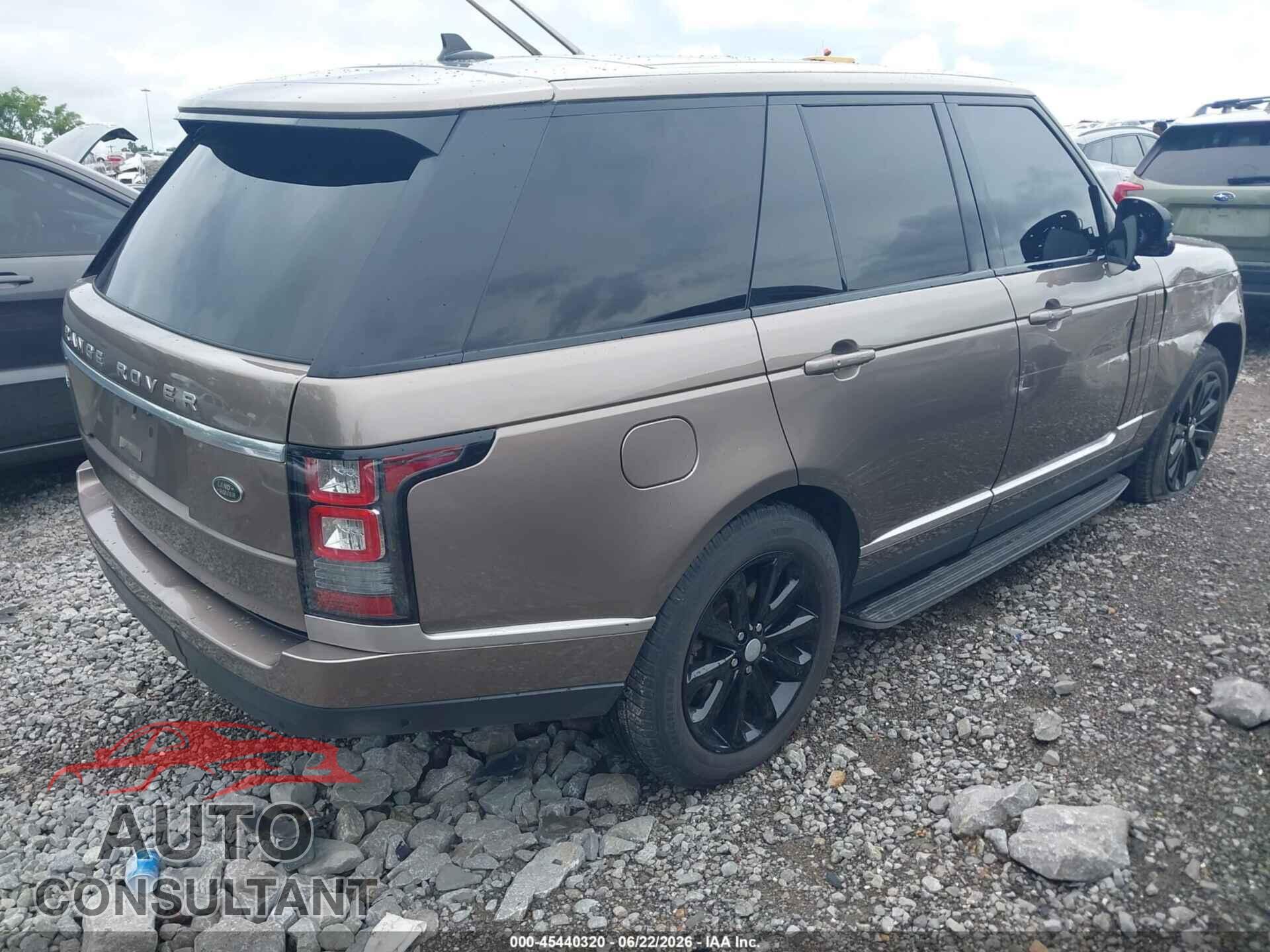 LAND ROVER RANGE ROVER 2015 - SALGS2VF3FA242228