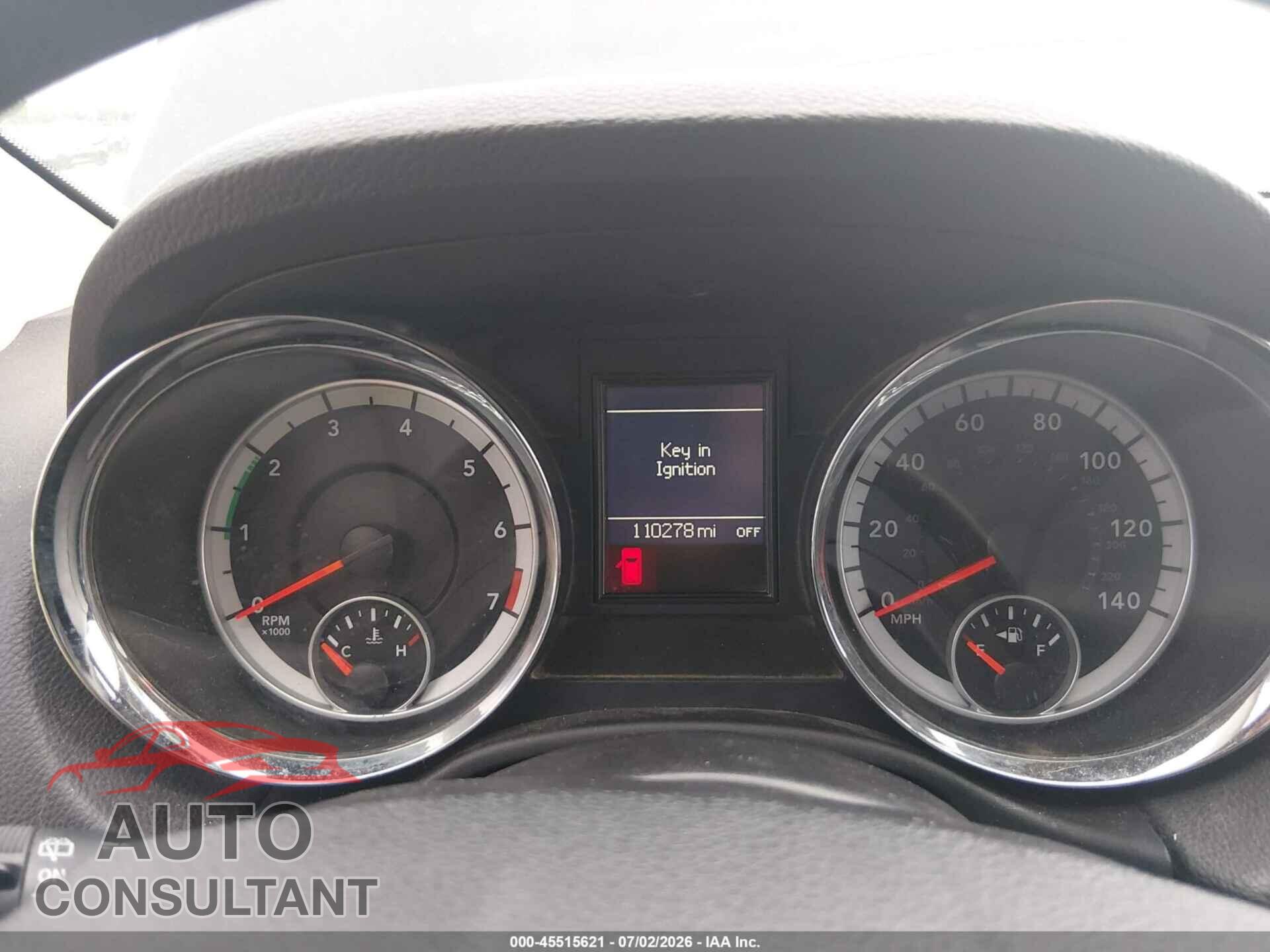 DODGE DURANGO 2013 - 1C4RDJAG5DC504903