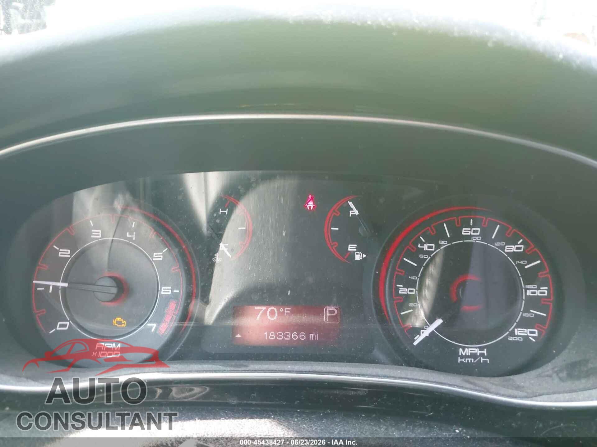 DODGE DART 2013 - 1C3CDFBA2DD179235