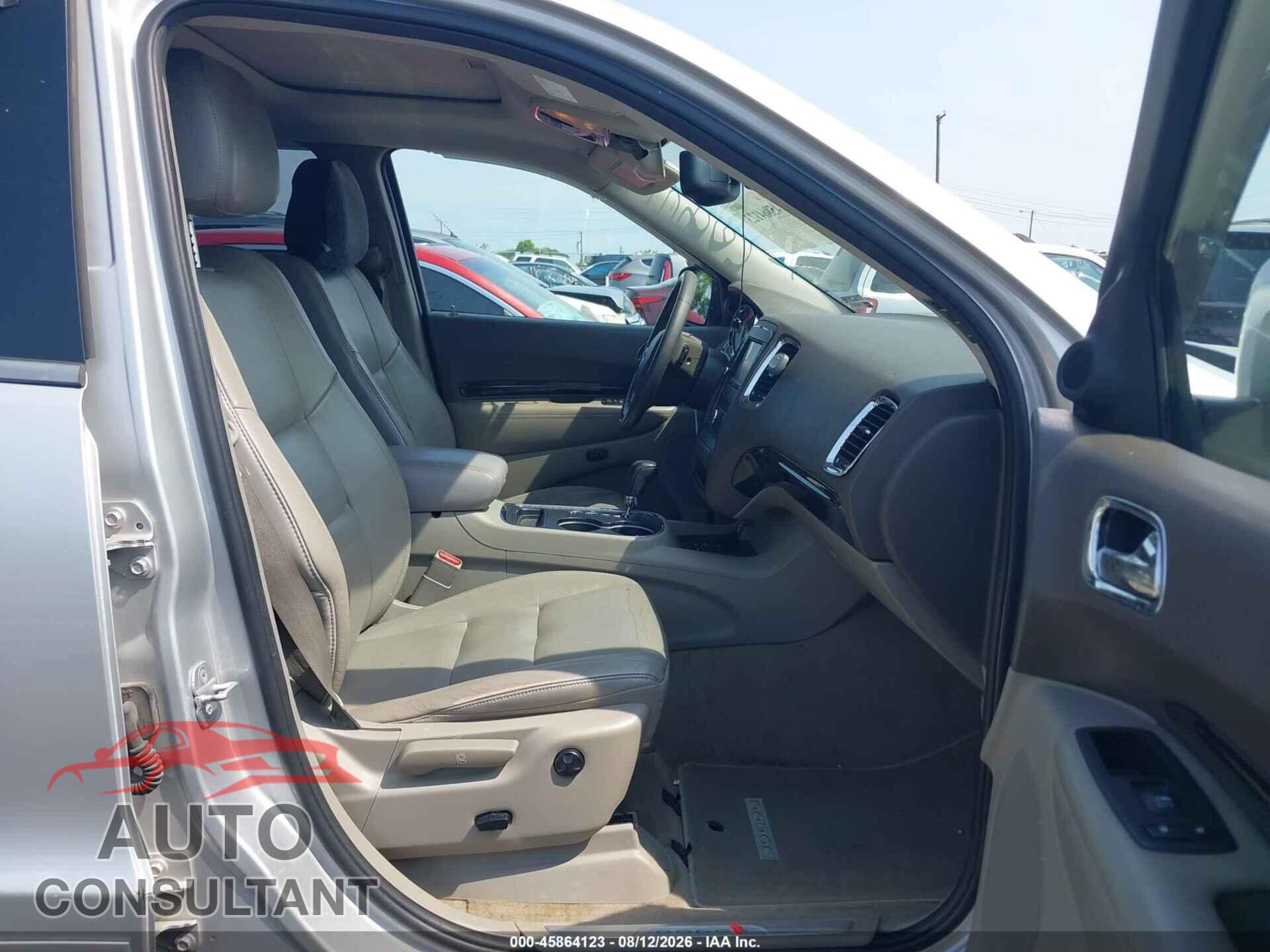 DODGE DURANGO 2012 - 1C4RDJDG9CC337486