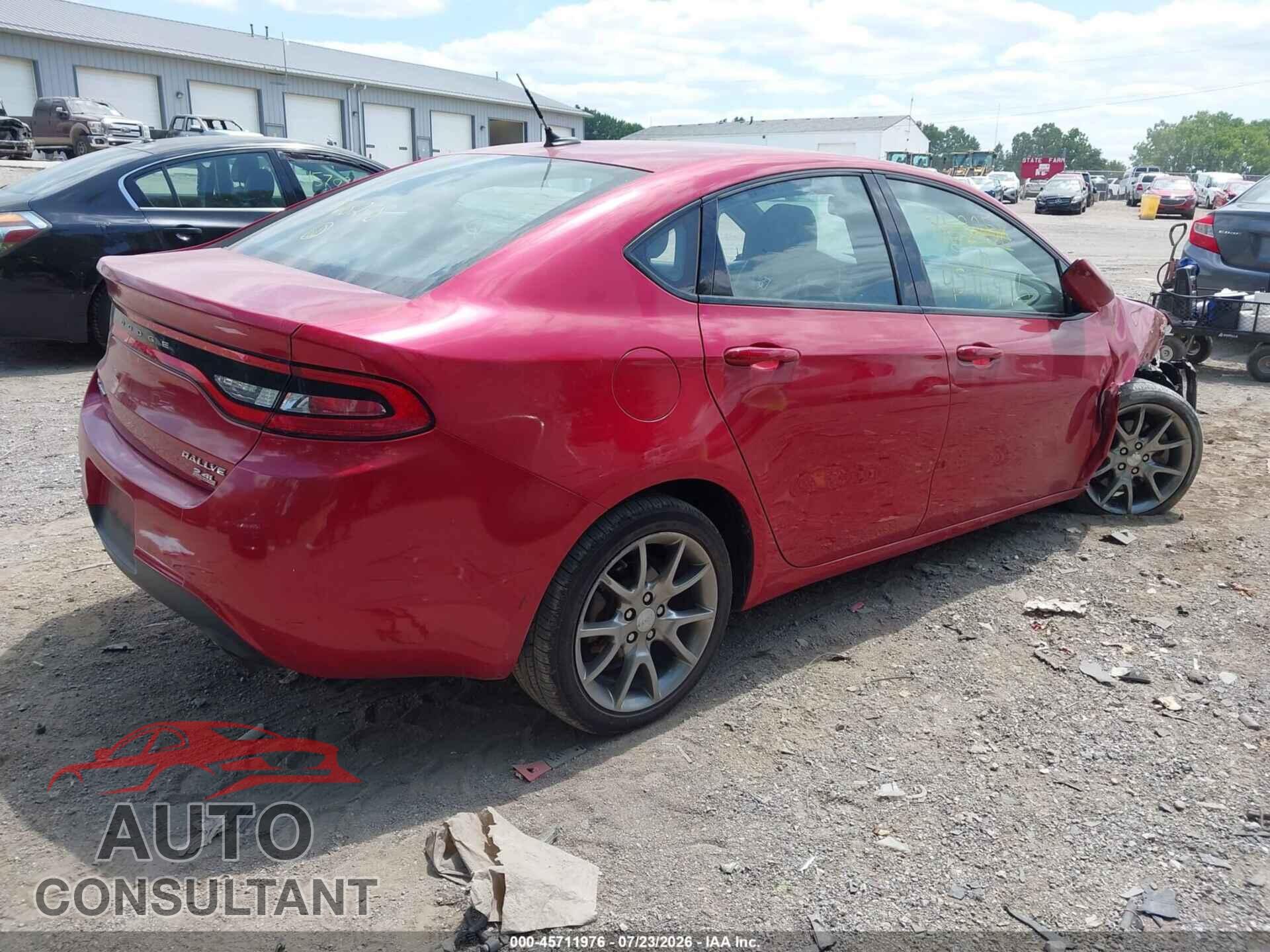 DODGE DART 2014 - 1C3CDFBB2ED863258