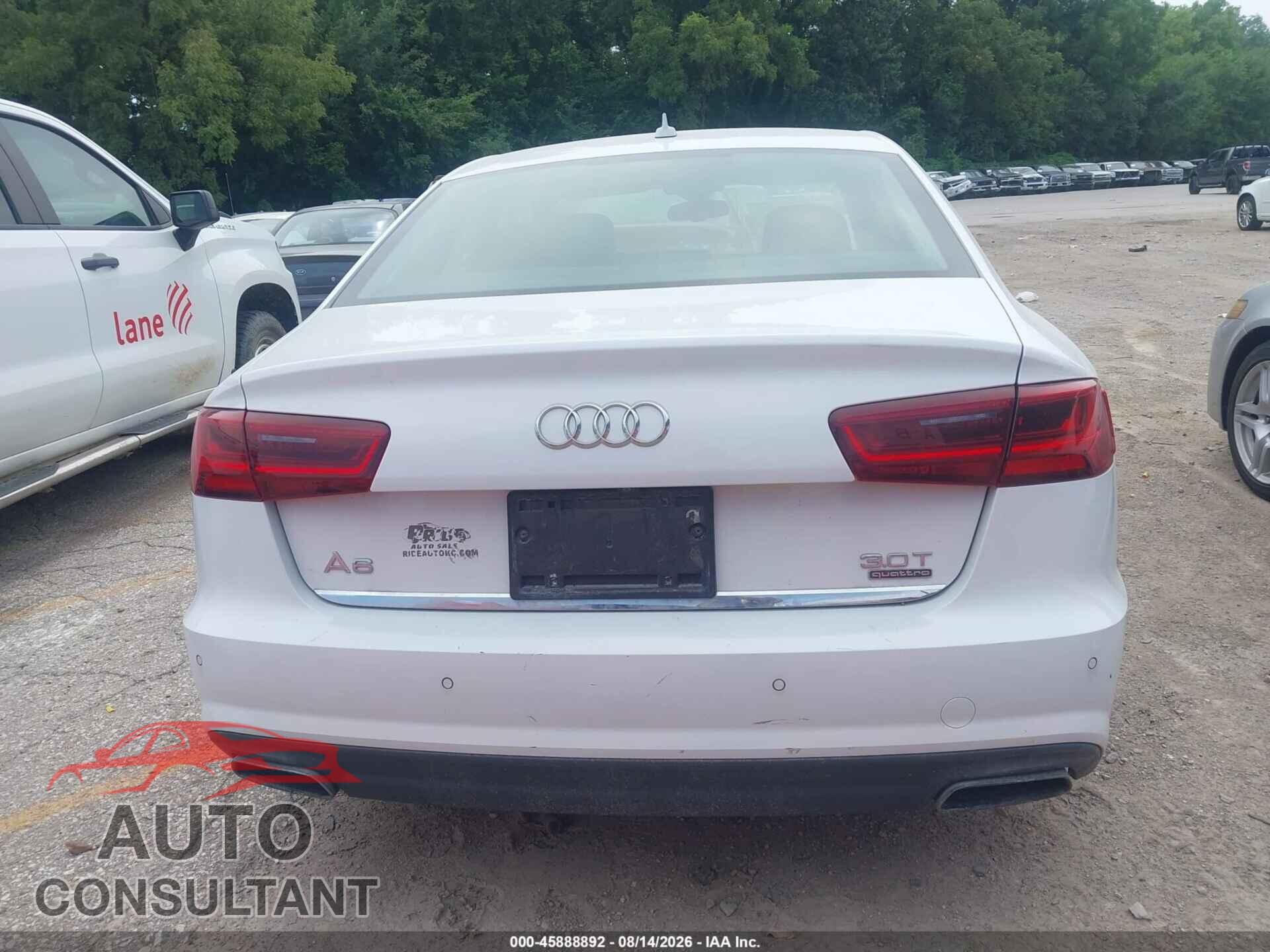 AUDI A6 2017 - WAUF2BFC3HN069357