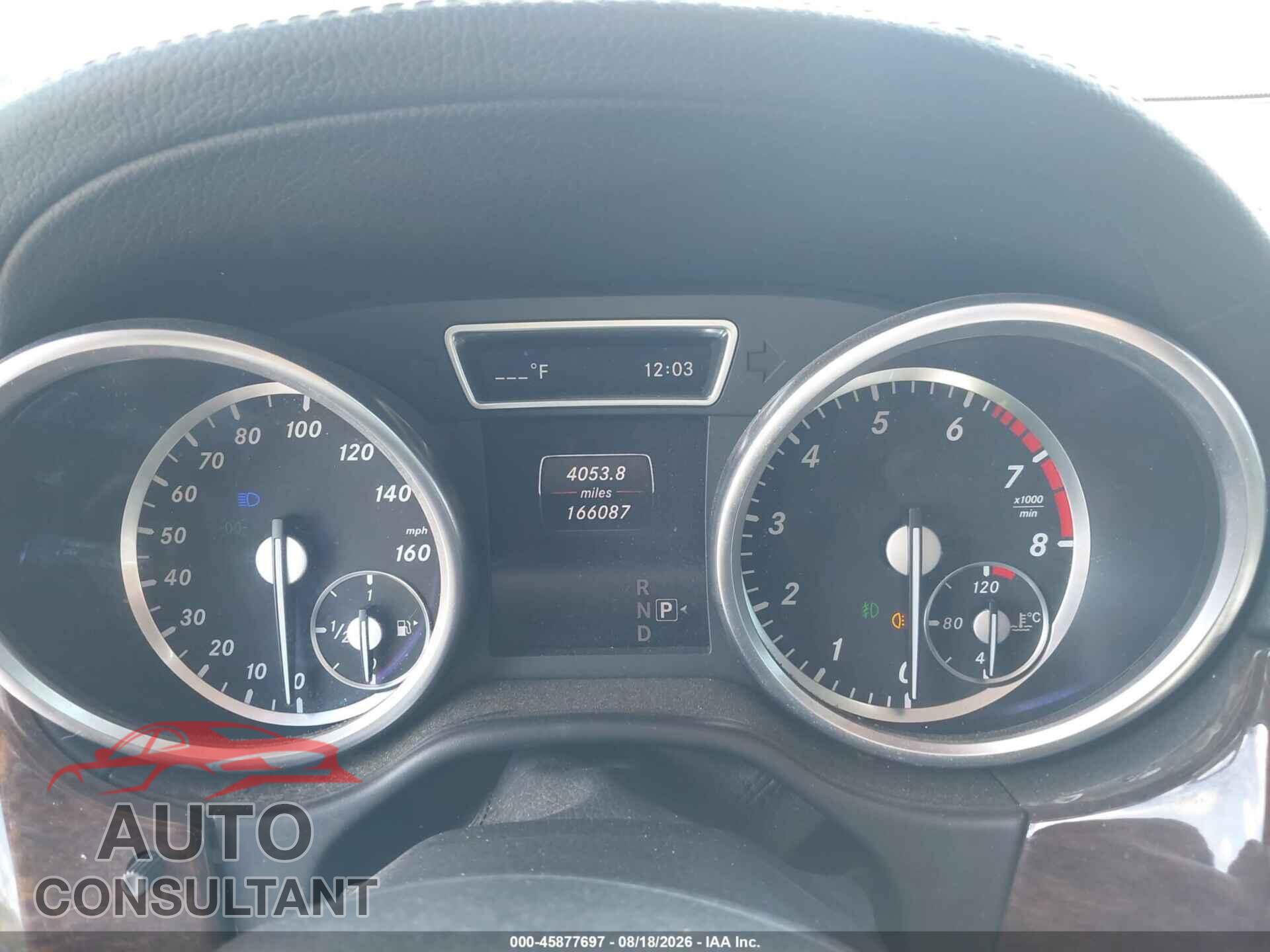 MERCEDES-BENZ GL 450 2014 - 4JGDF7CE4EA366251